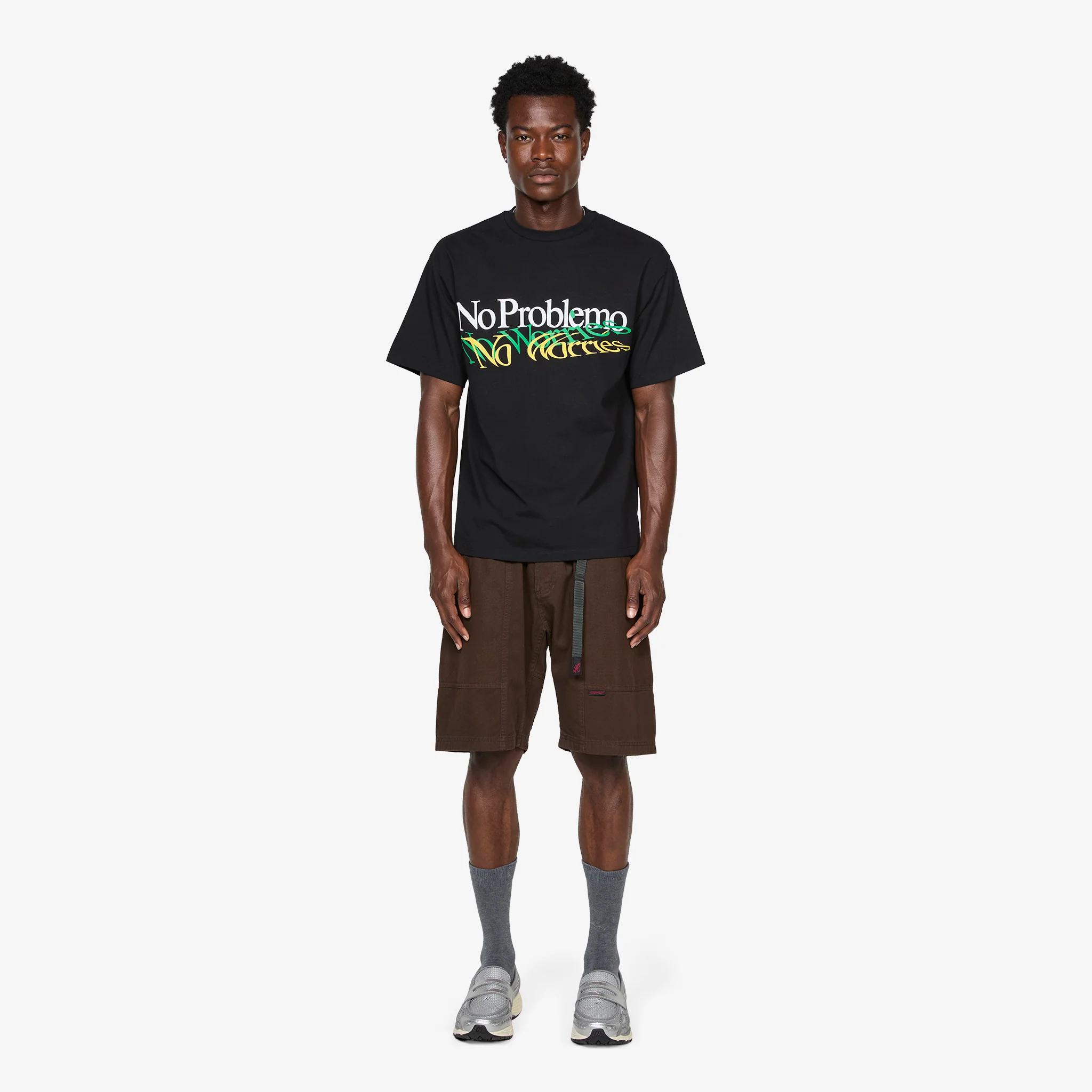 Above The Clouds x 'No Worries' T-Shirt Black - Image 4