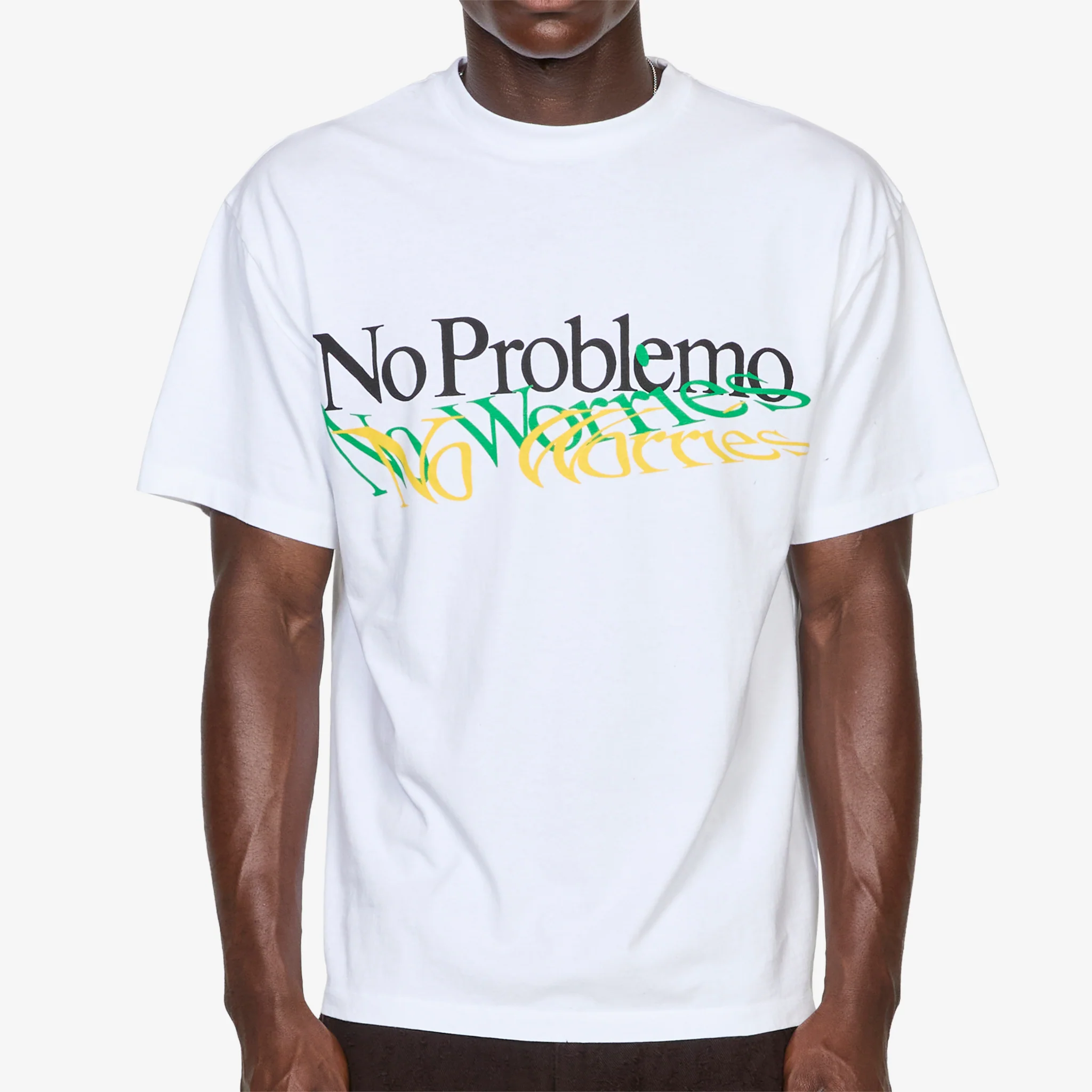 Above The Clouds x 'No Worries' T-Shirt White - Image 3