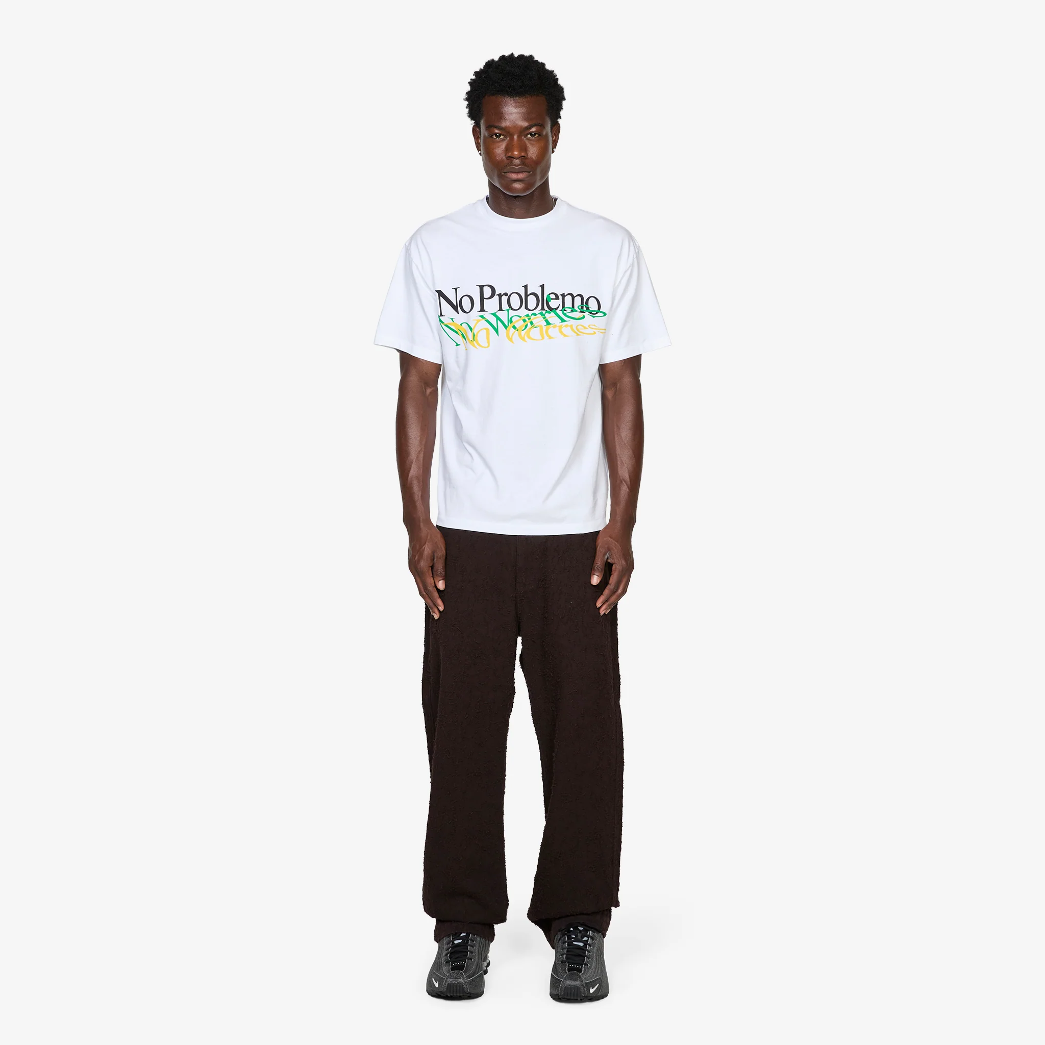 Above The Clouds x 'No Worries' T-Shirt White - Image 4