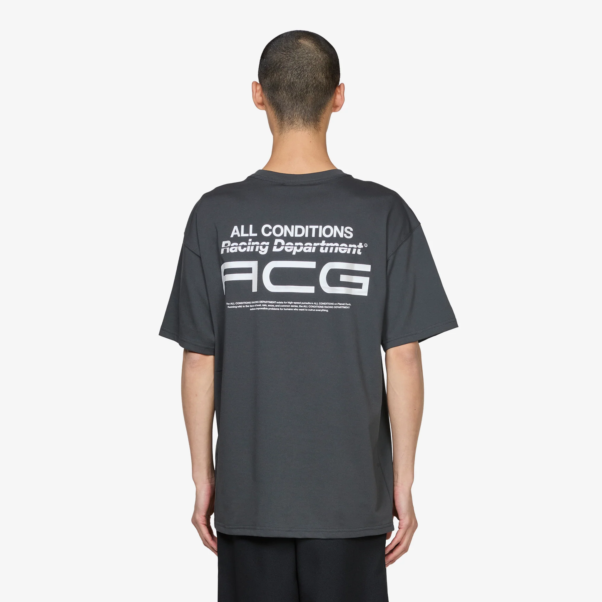 ACG 'Racing Department' Dri-FIT T-Shirt Dark Smoke Grey - Image 2
