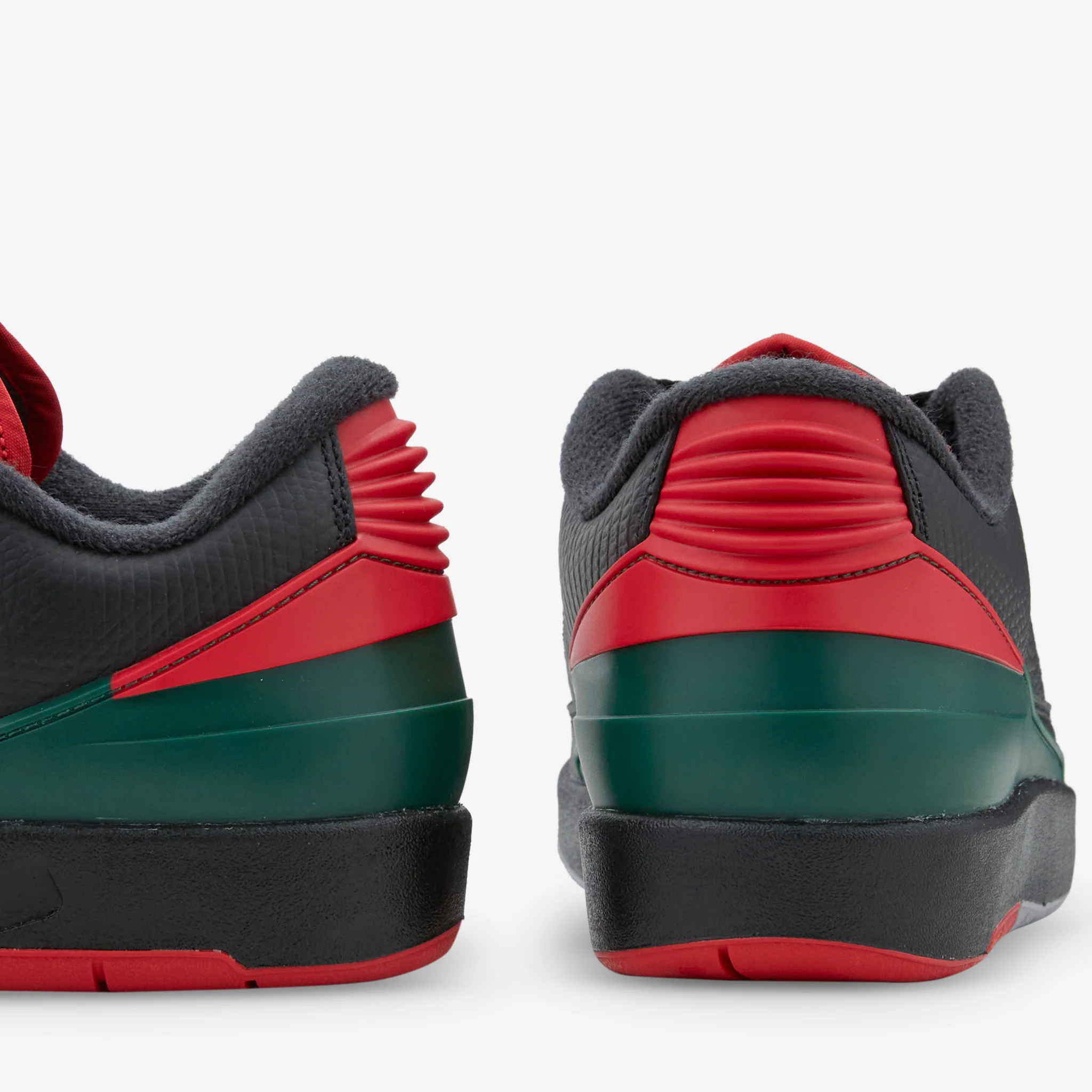 Air Jordan 2 Retro Low Black | Fire Red | Cement Grey - Image 3