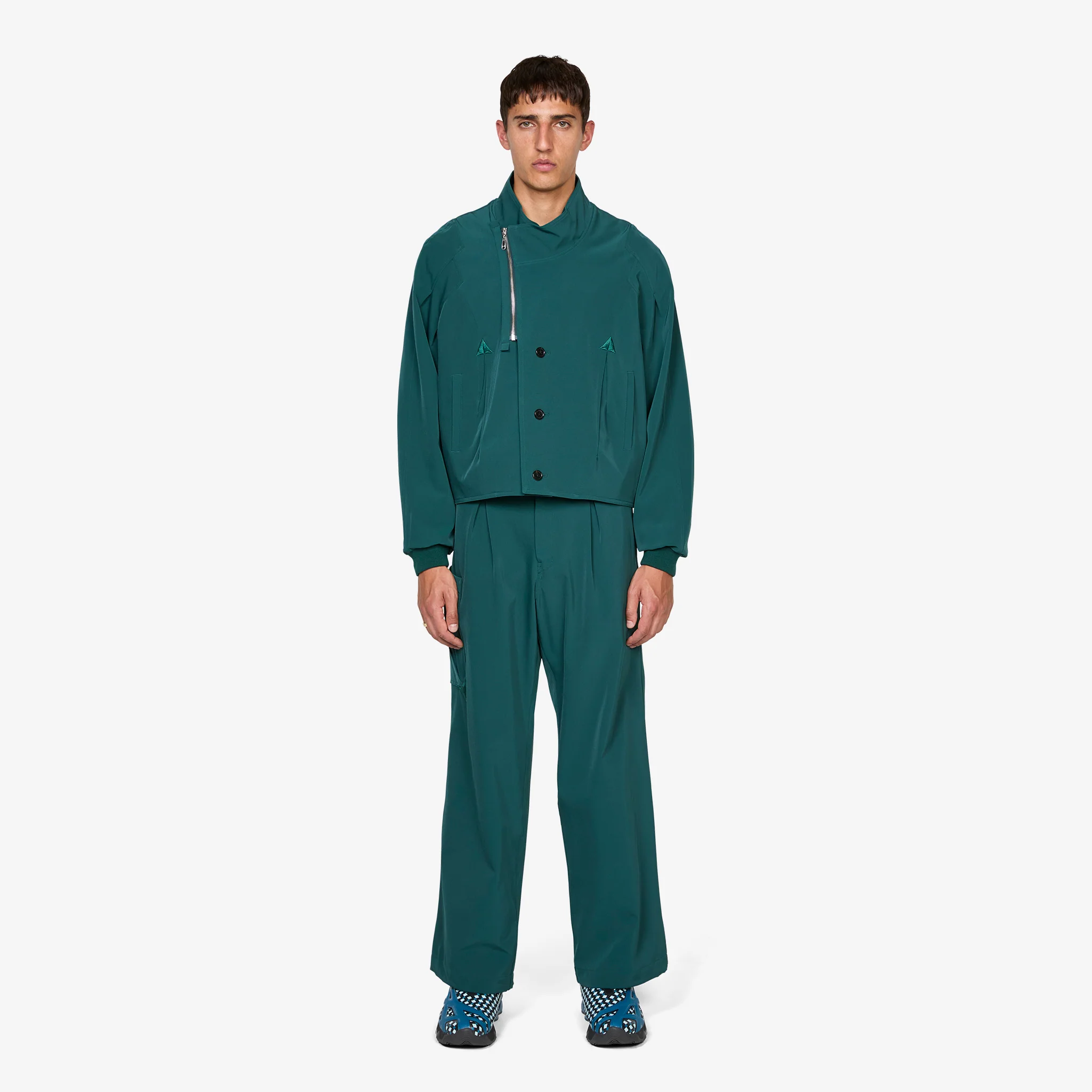 ASICS NOVALIS Mirbelioids Trousers Teal - Image 4