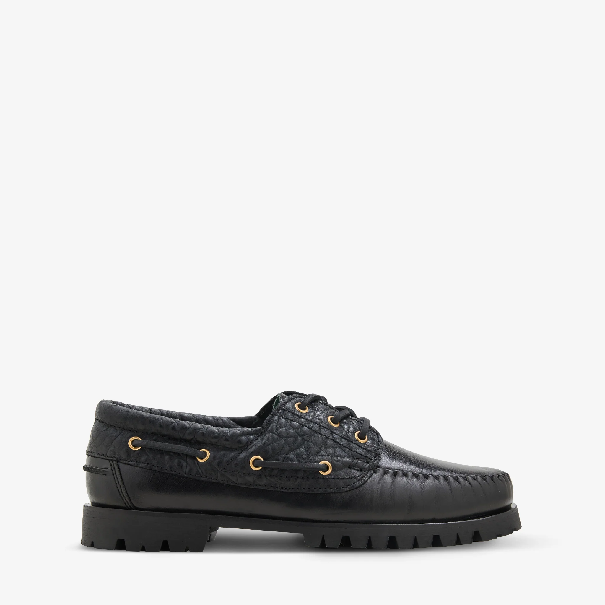 Aztec Boat Shoe Black - Image 2