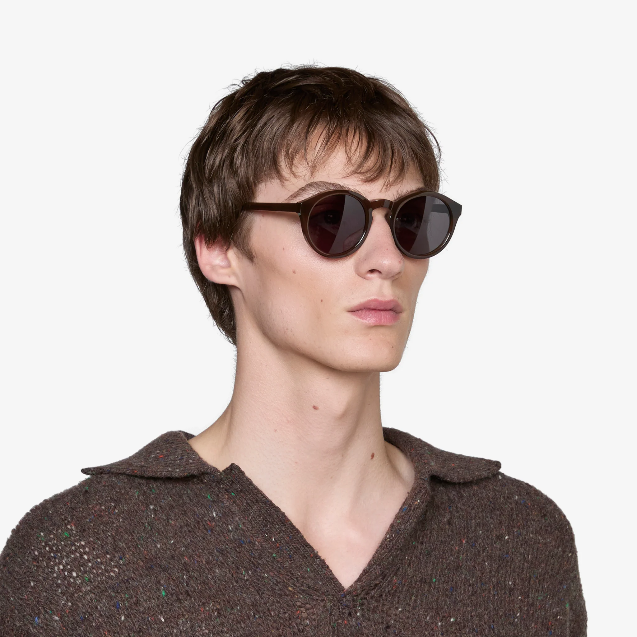 Barstow Chocolate | Grey Solid Lens - Image 2