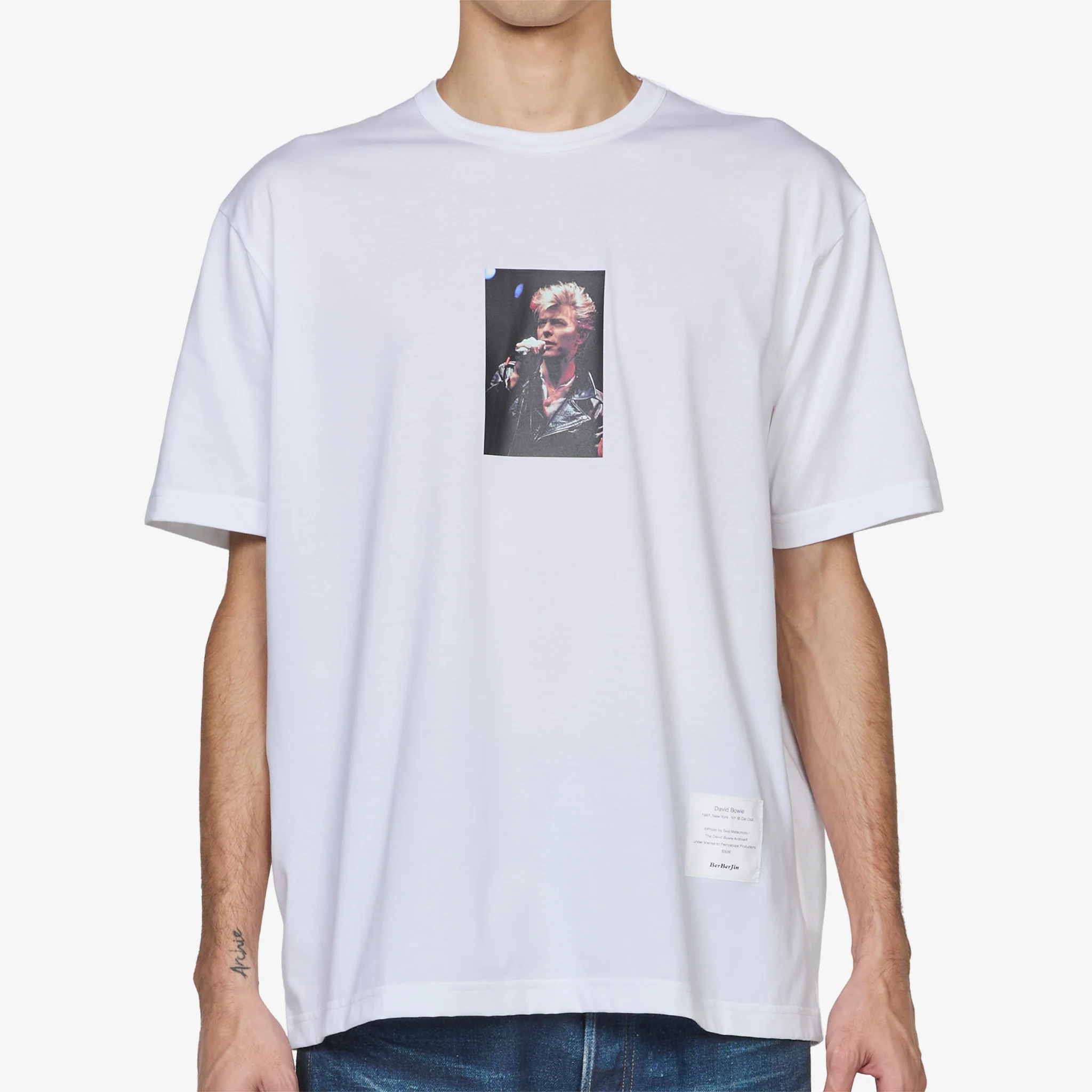BerBerJin David Bowie T-Shirt White - Image 4
