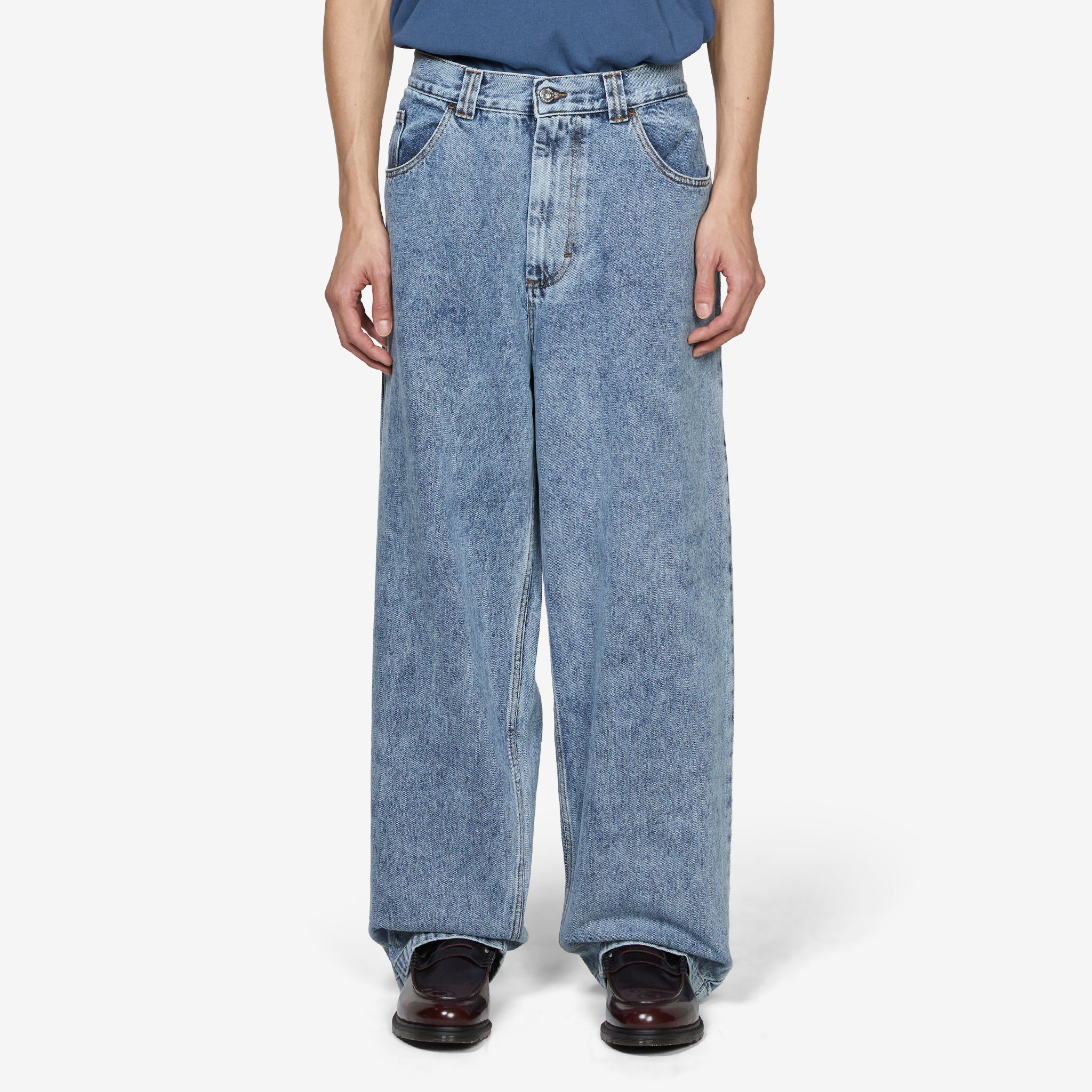 Big Boy Pants Heavy Washed Blue