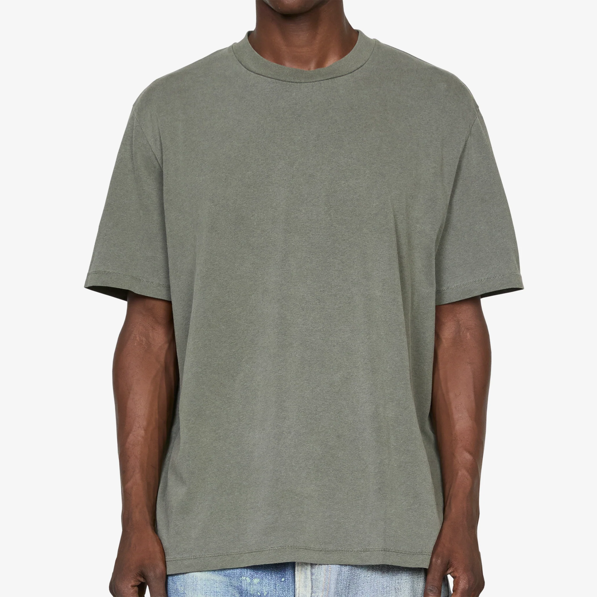 Box T-Shirt Worn Olive Legacy Jersey - Image 3