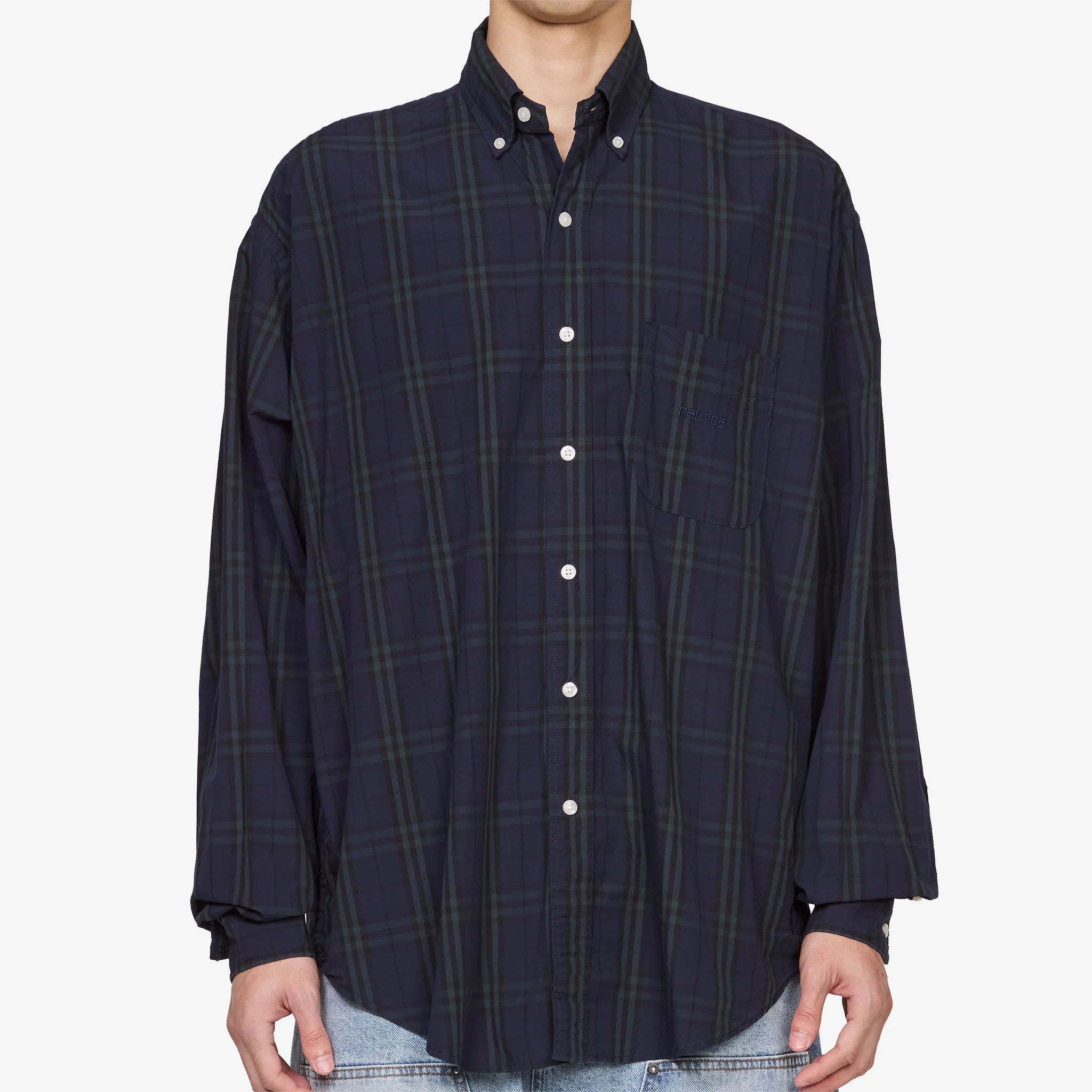 Broad B.D Shirt Vin Navy - Image 4