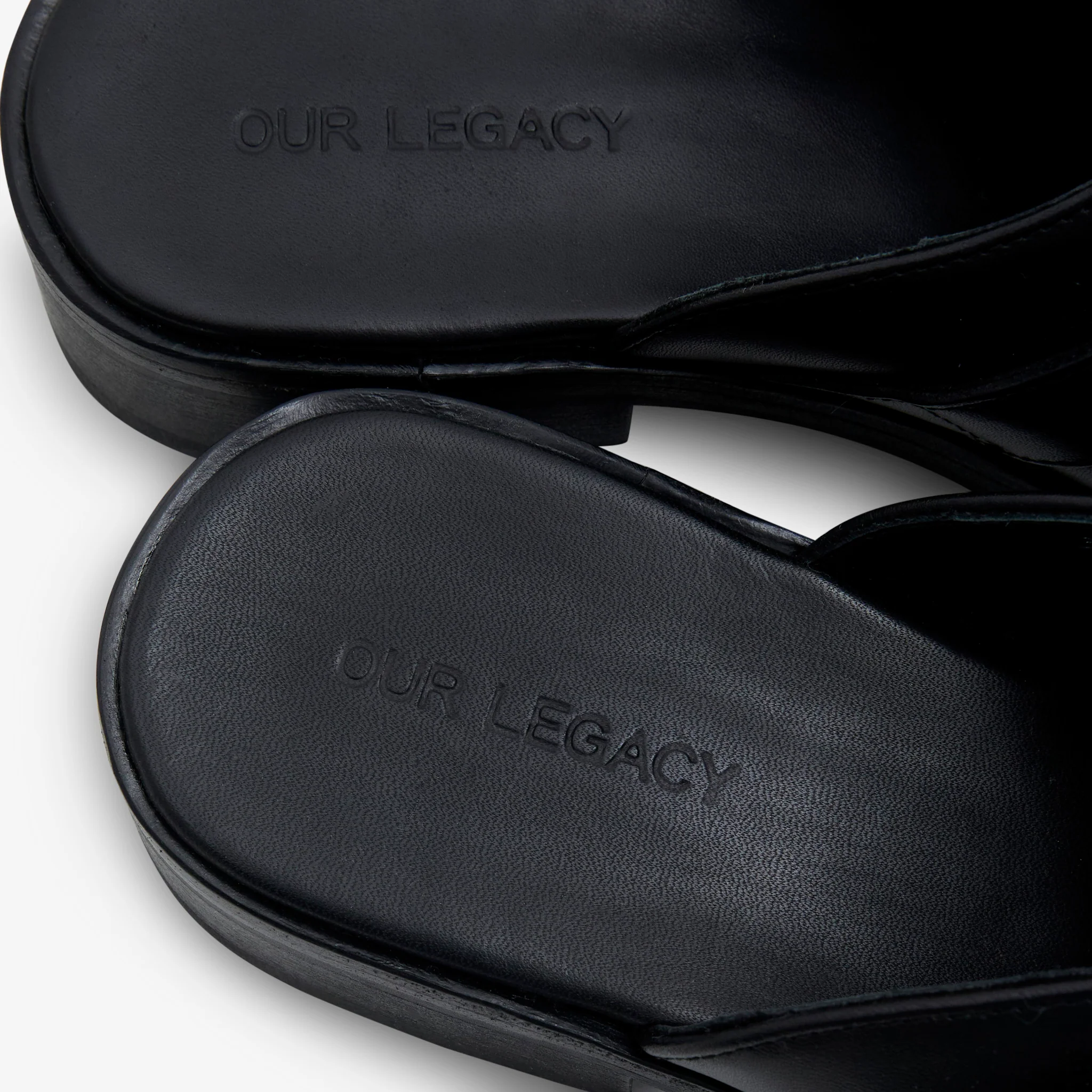Camion Mule Black Leather - Image 3