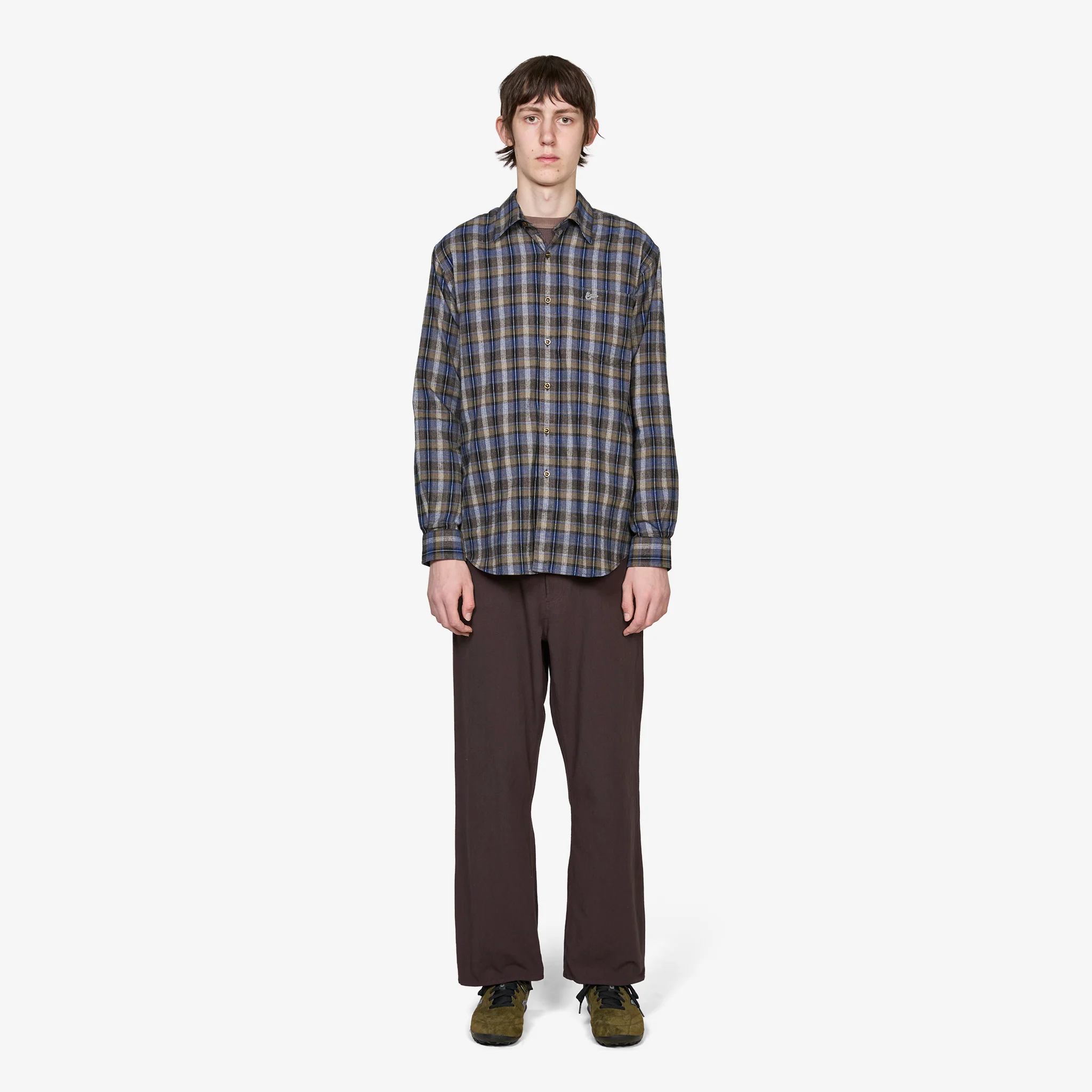 Check Shirt Grey Check - Image 5
