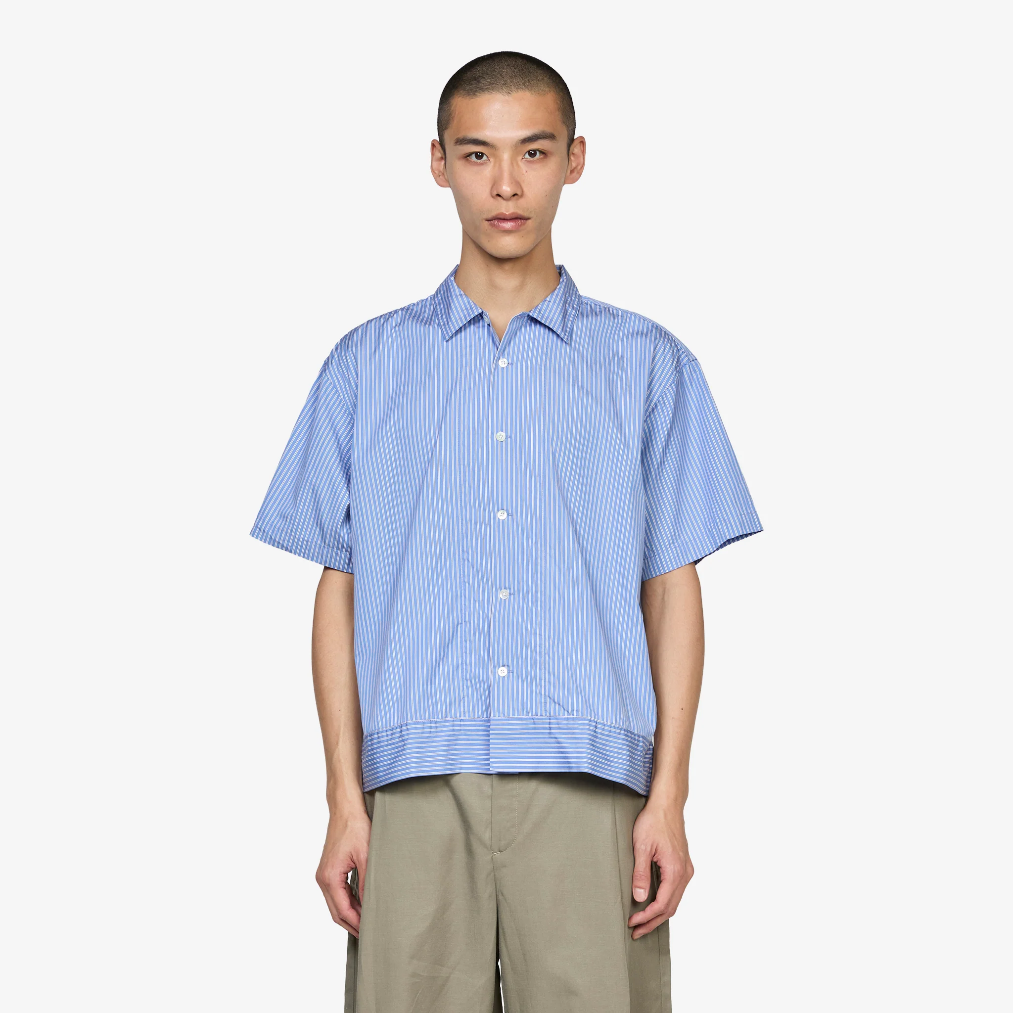 Claude Striped Shirt Blue Stripe