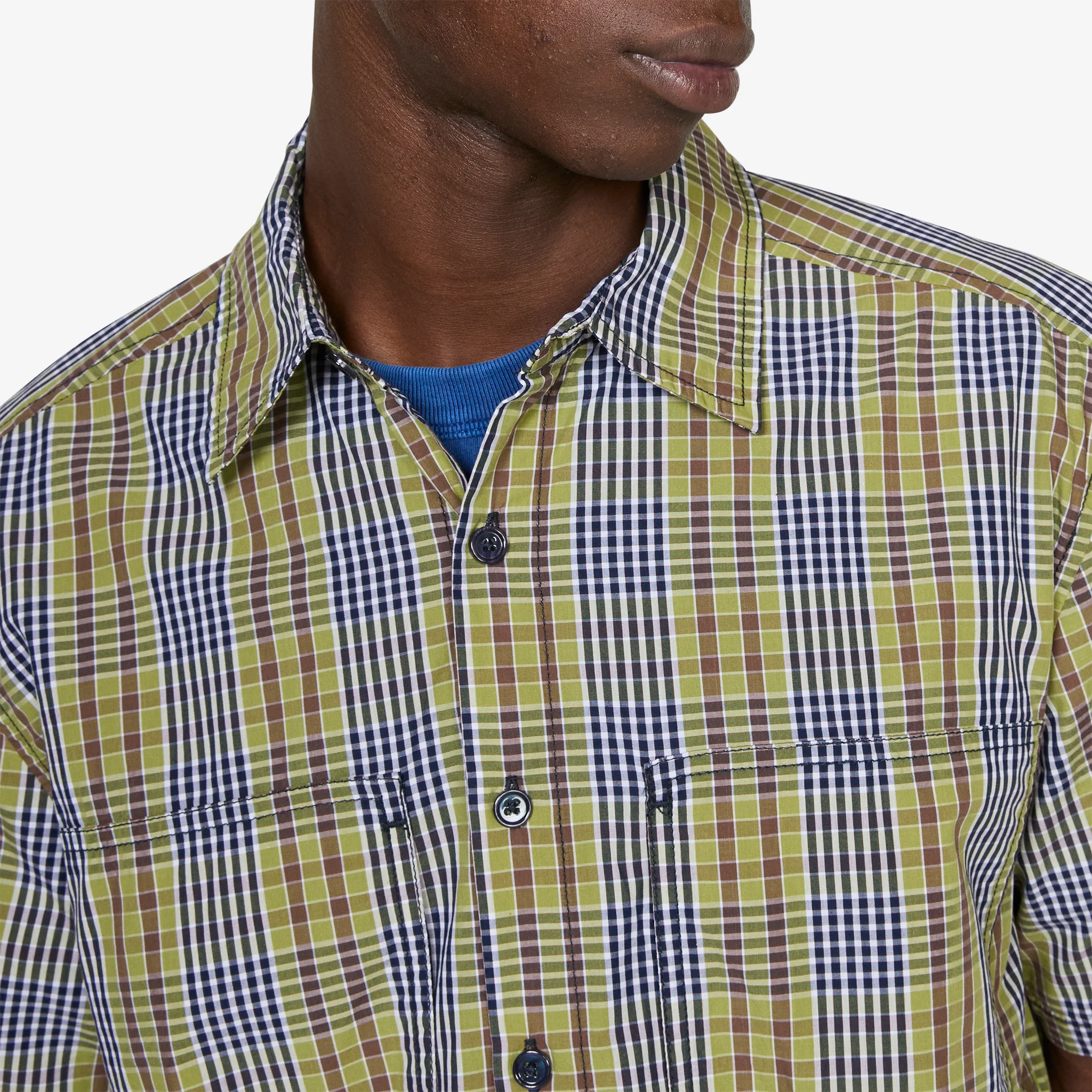 Cliff Short Sleeve Shirt Cedar Plaid - Image 2