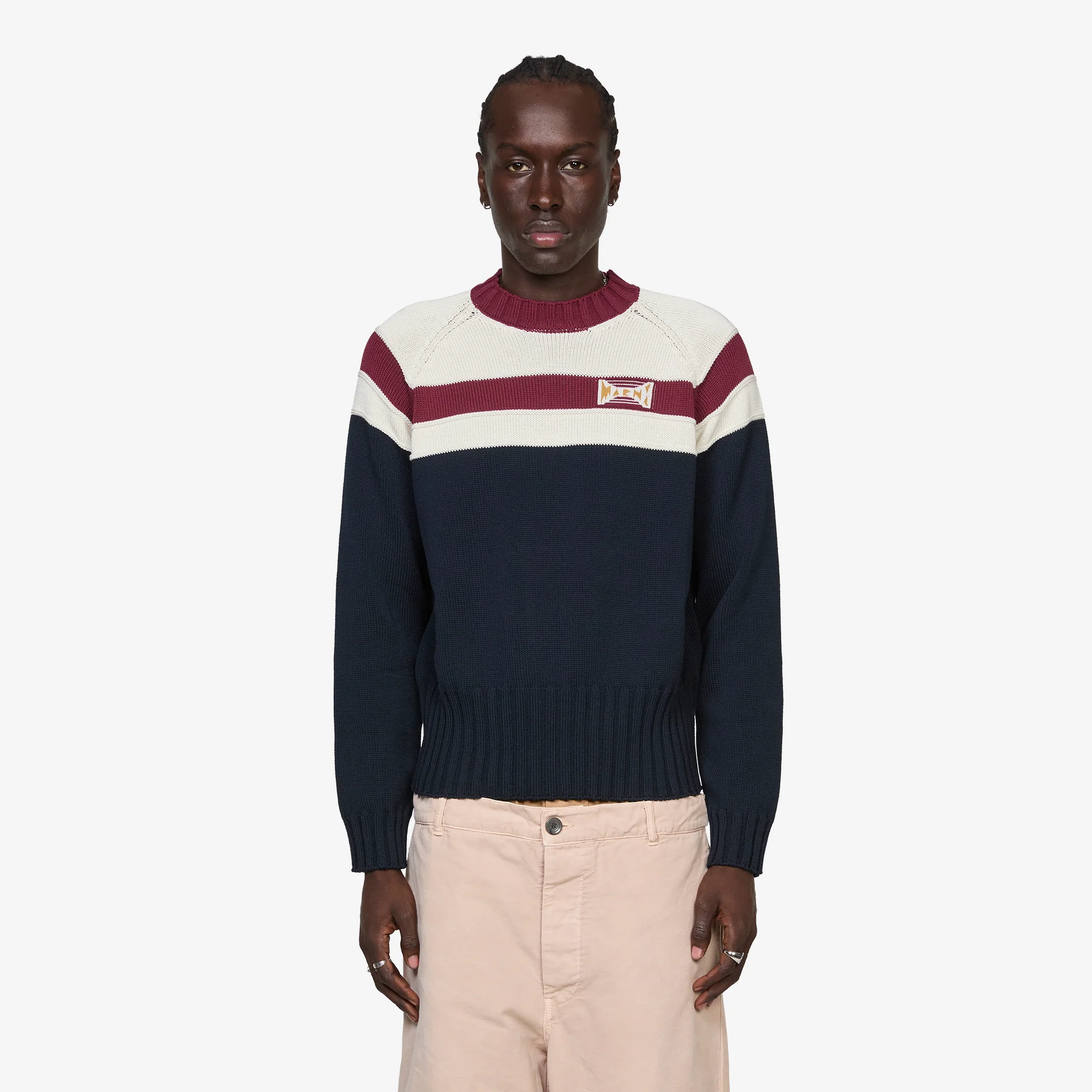 Contrast Stripe Jumper Eclipse