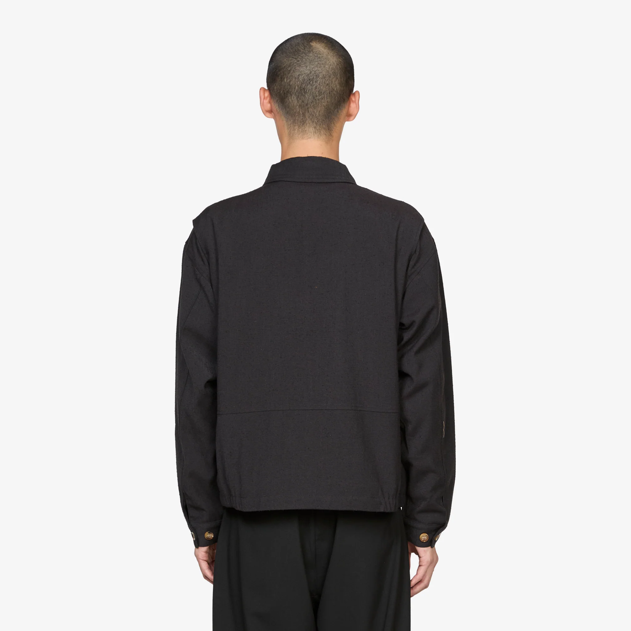 Cotton Blouson Black - Image 3