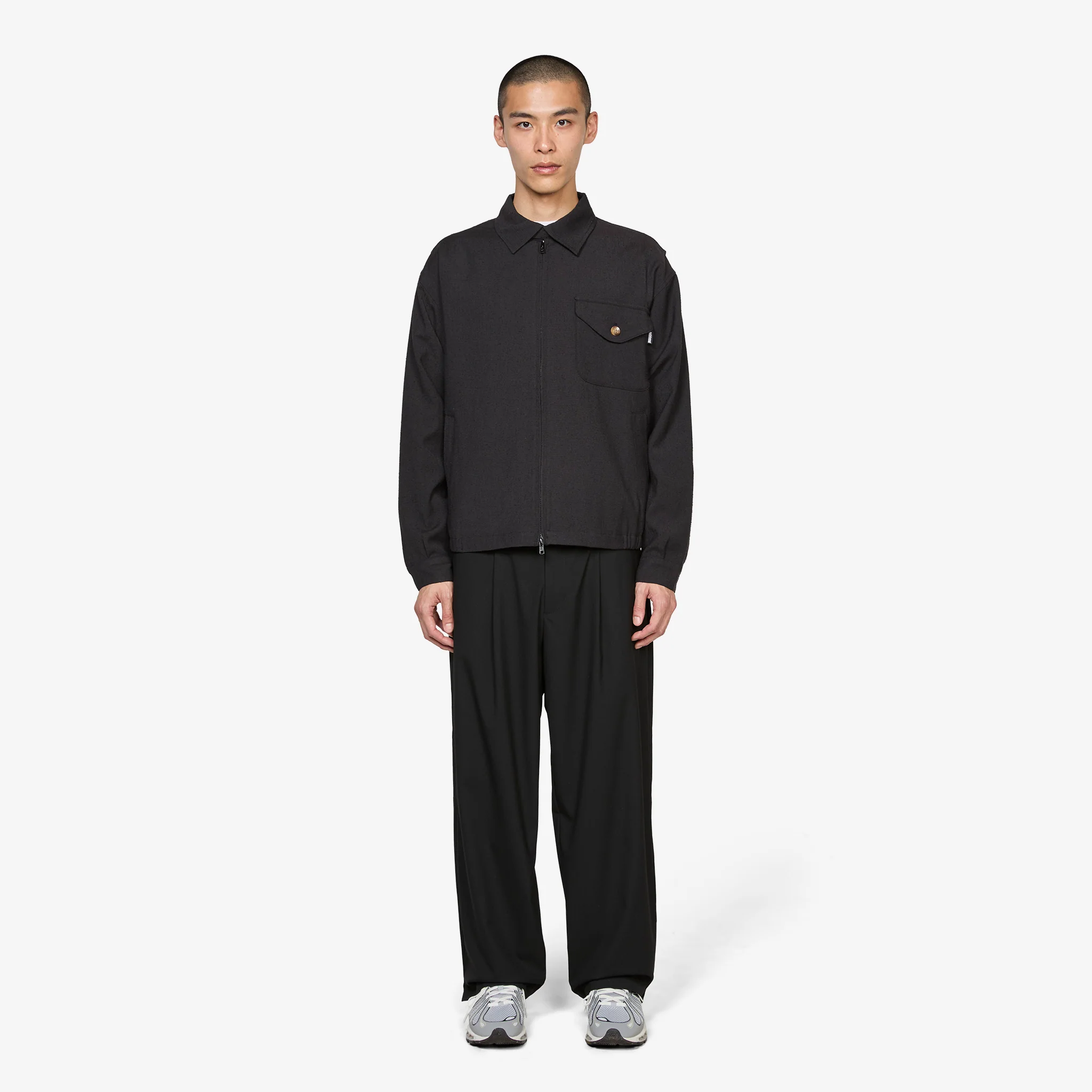 Cotton Blouson Black - Image 6