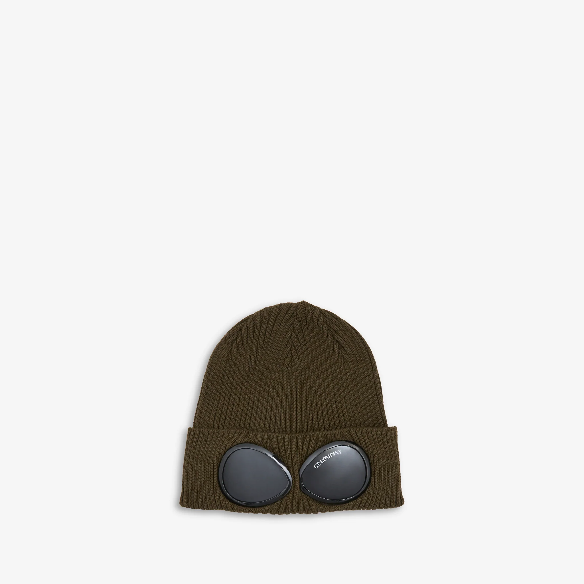 Cotton Goggle Beanie Ivy Green