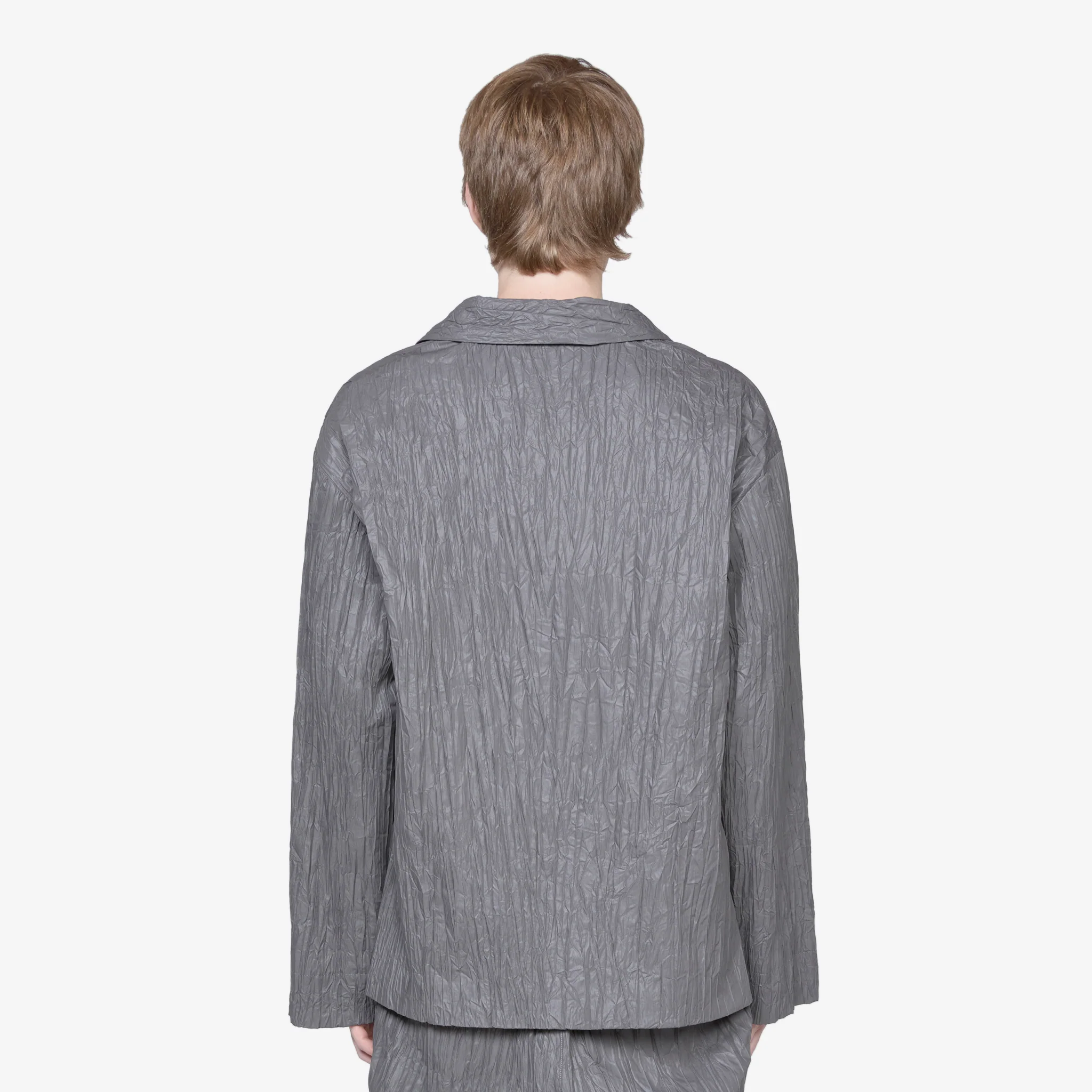 Crinkle Blazer Graphite - Image 8