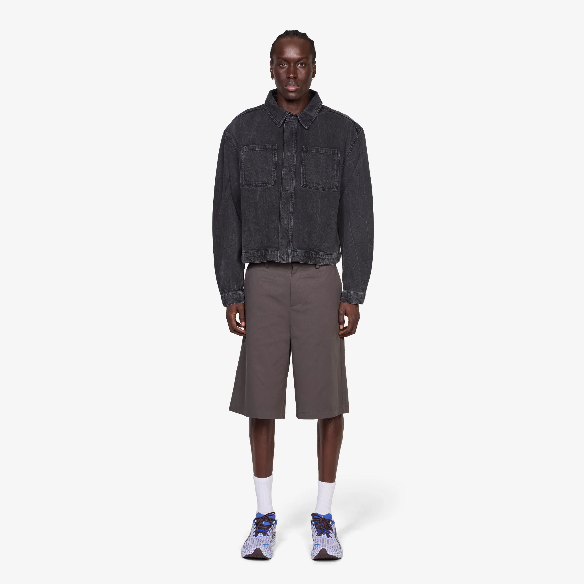 Denim Overshirt Black Vein - Image 5