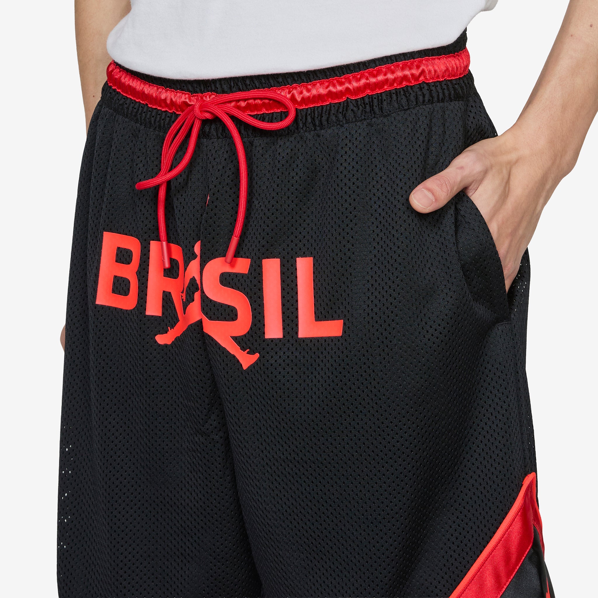 Diamond Shorts Black | University Red - Image 2