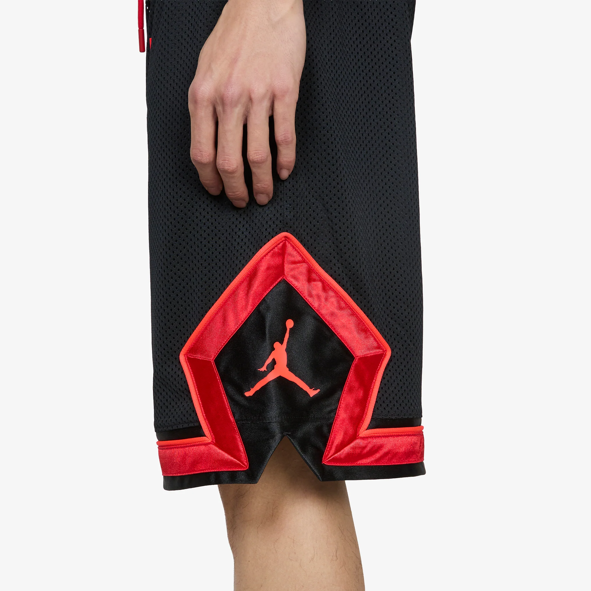 Diamond Shorts Black | University Red - Image 3