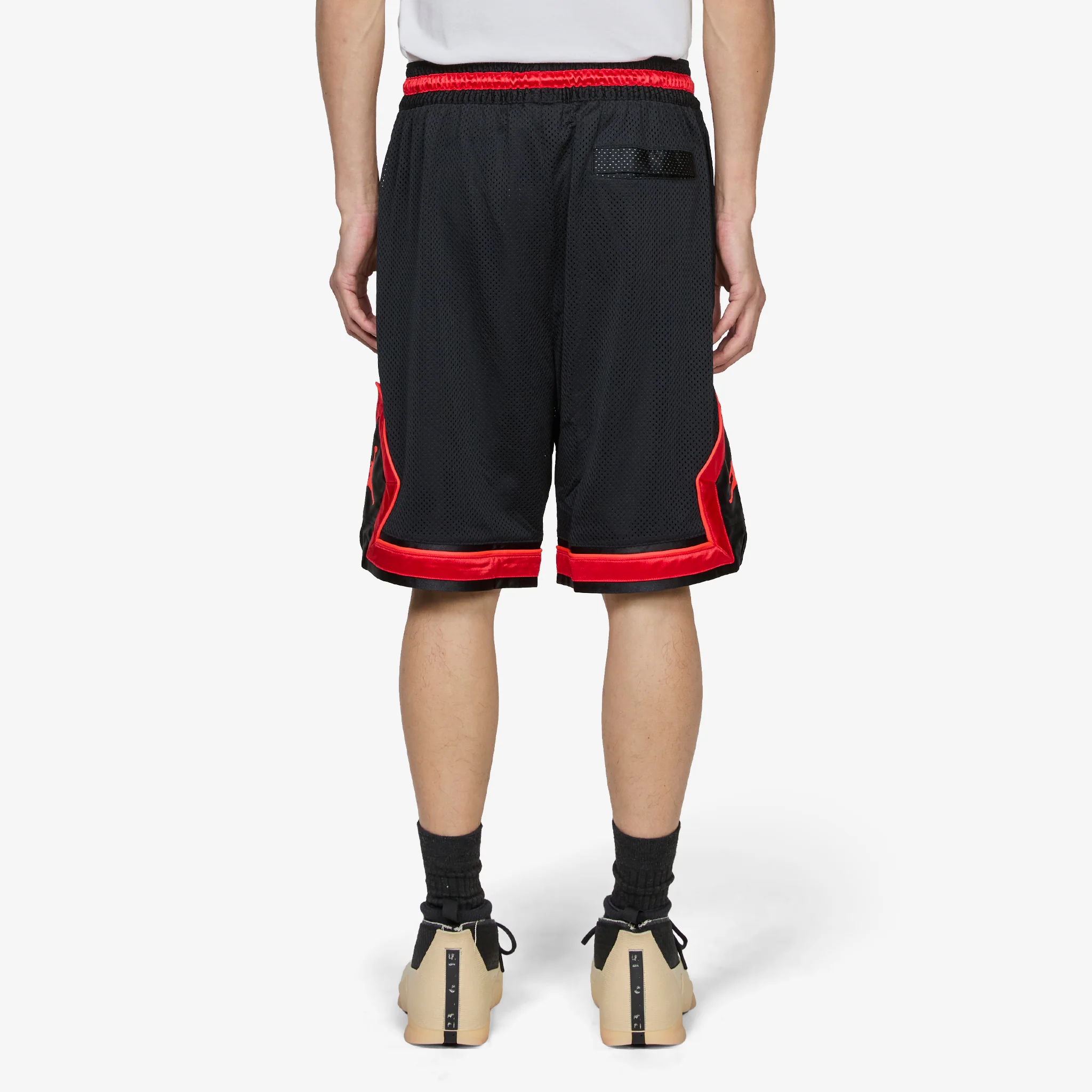 Diamond Shorts Black | University Red - Image 4