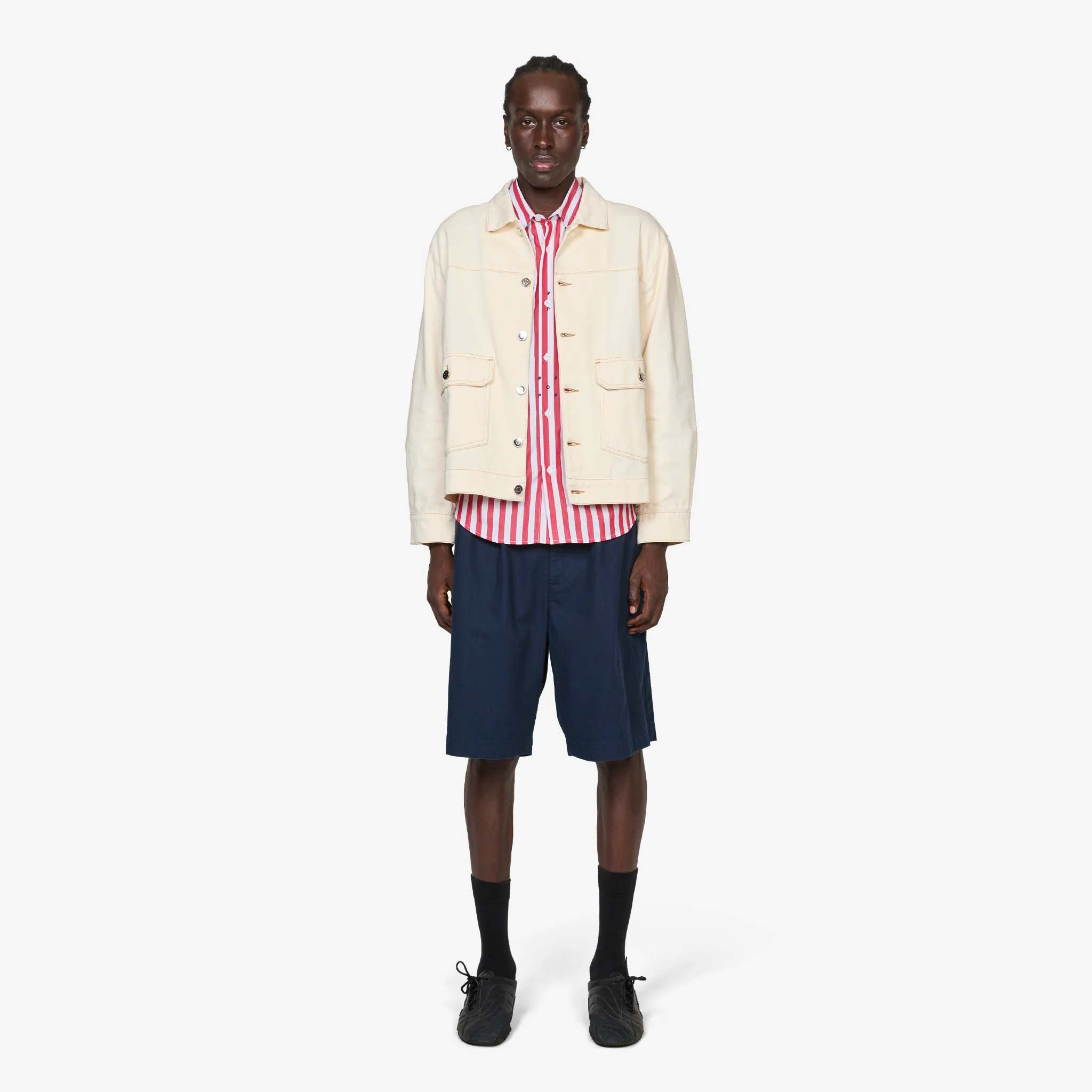 DRS Denim Jacket Off White - Image 7