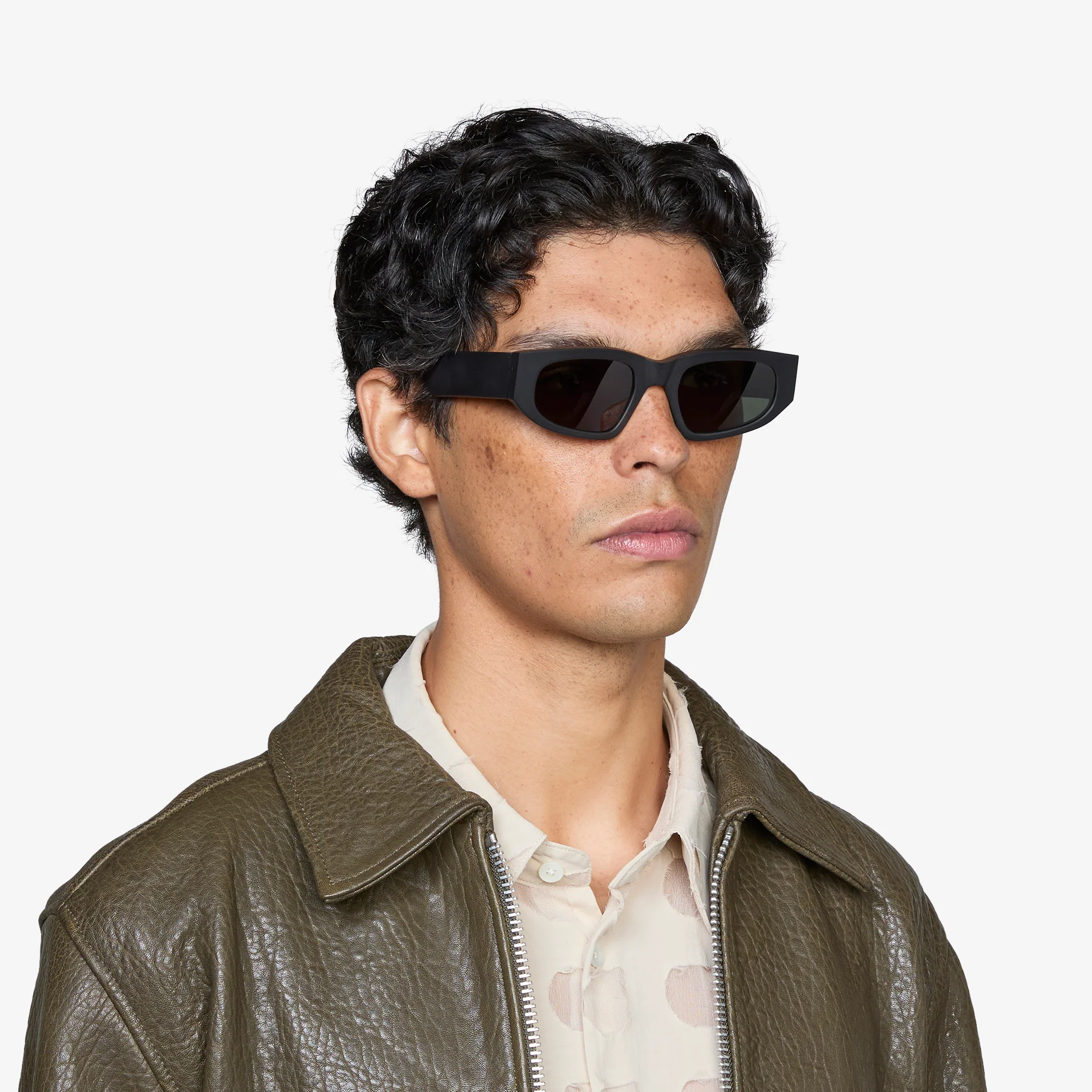 Eclipse Matte Black | Green Solid Lens - Image 2