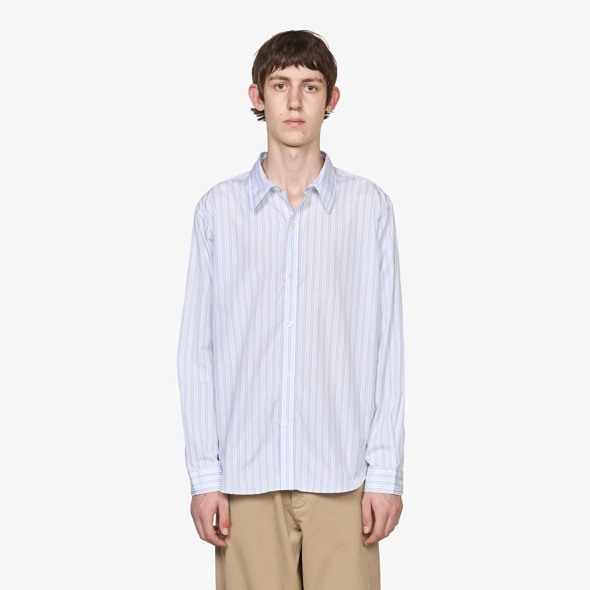 Evening Shirt Off White Business Stripe