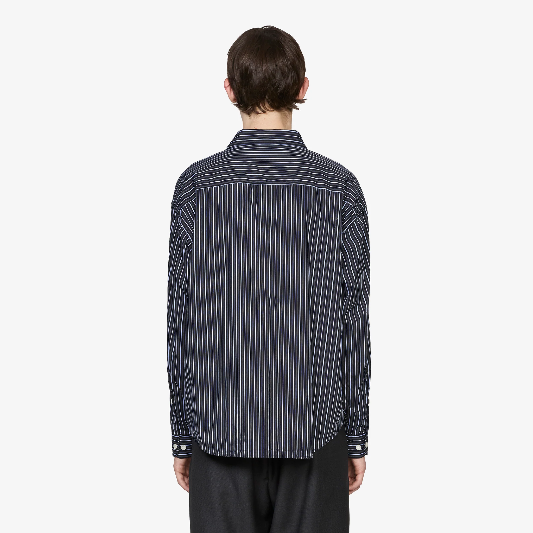 Exact Shirt Black Office Stripe - Image 3