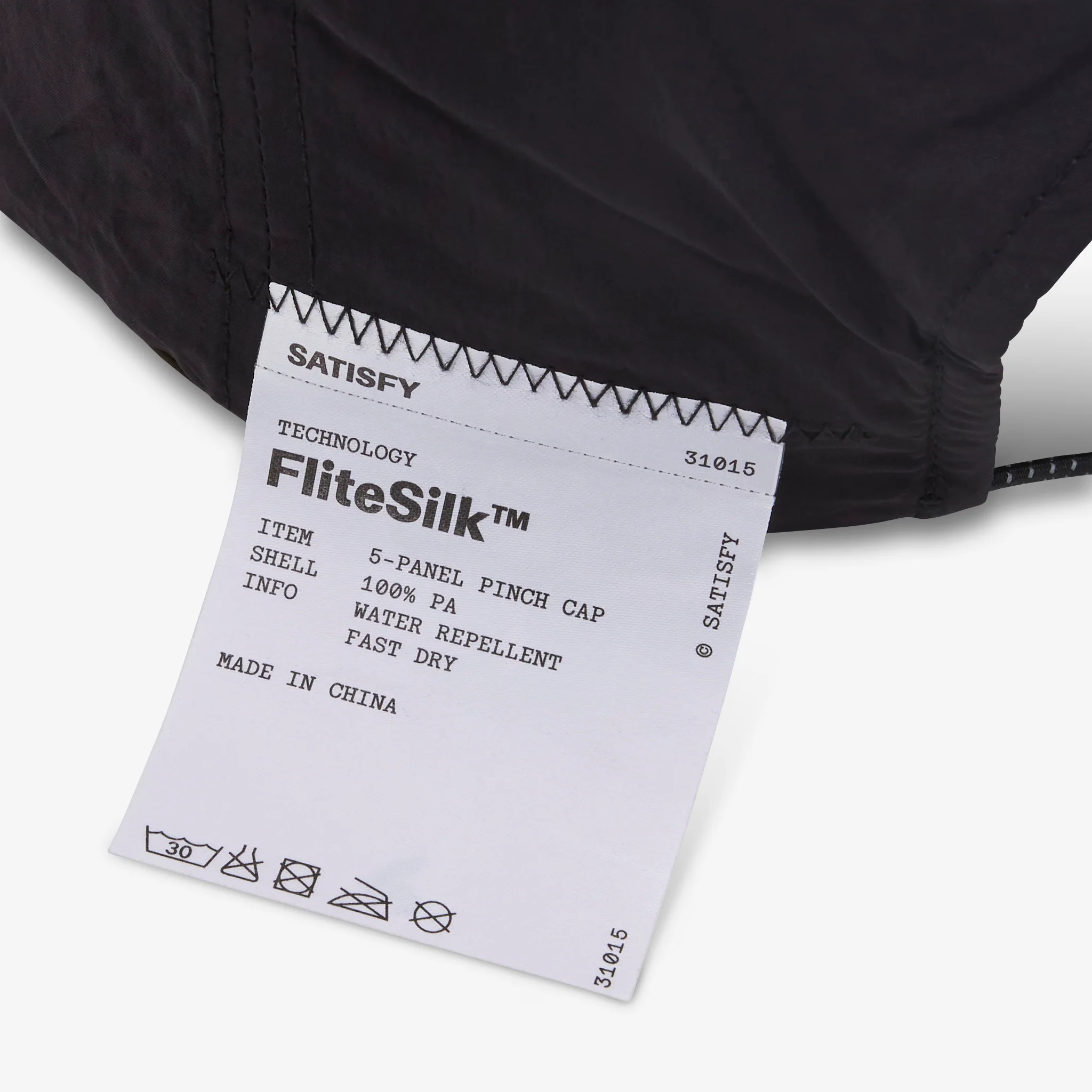 FliteSilk⢠5 Panel OFF-ROAD Pinch Cap Black - Image 4