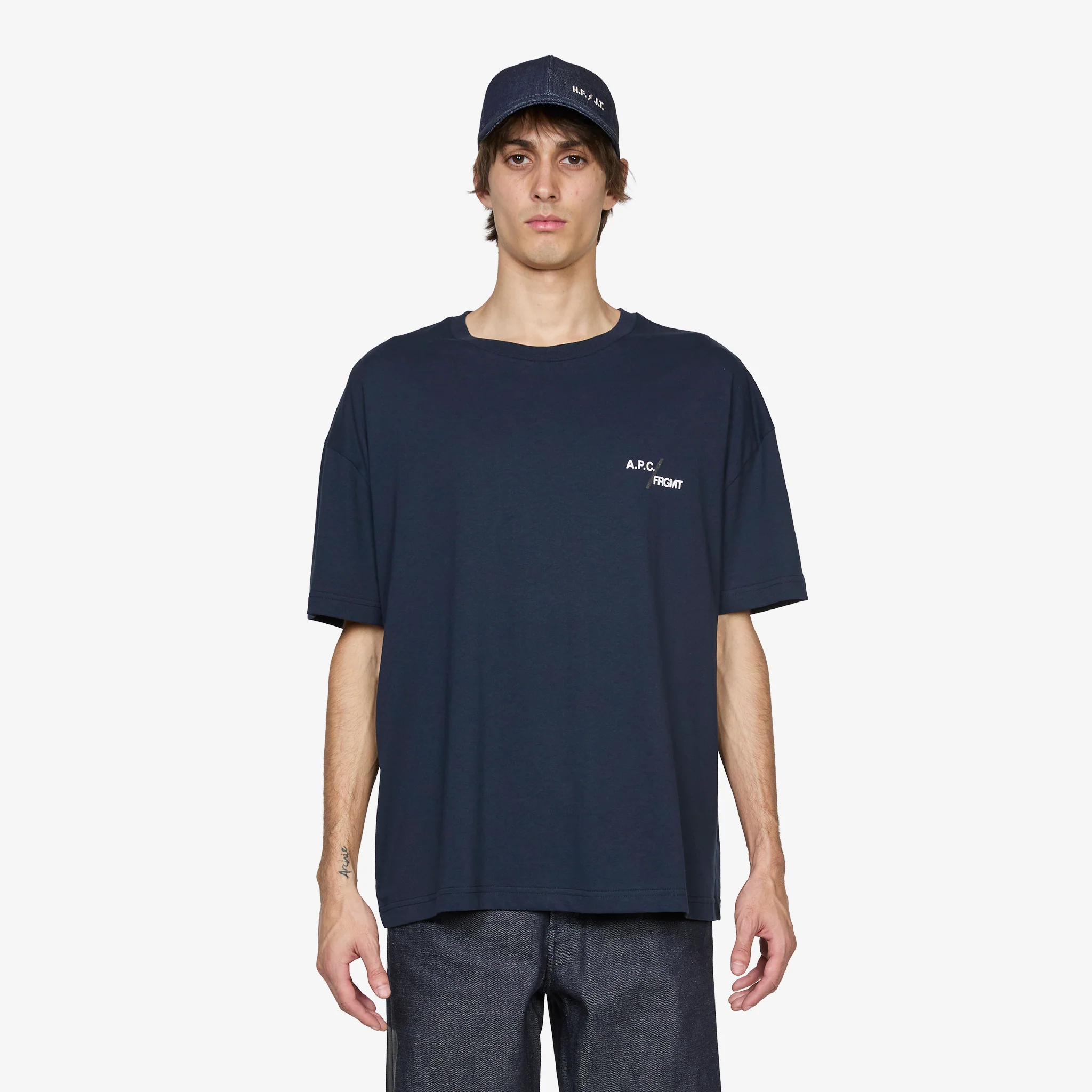 Fragment x Renoncement T-Shirt Dark Navy