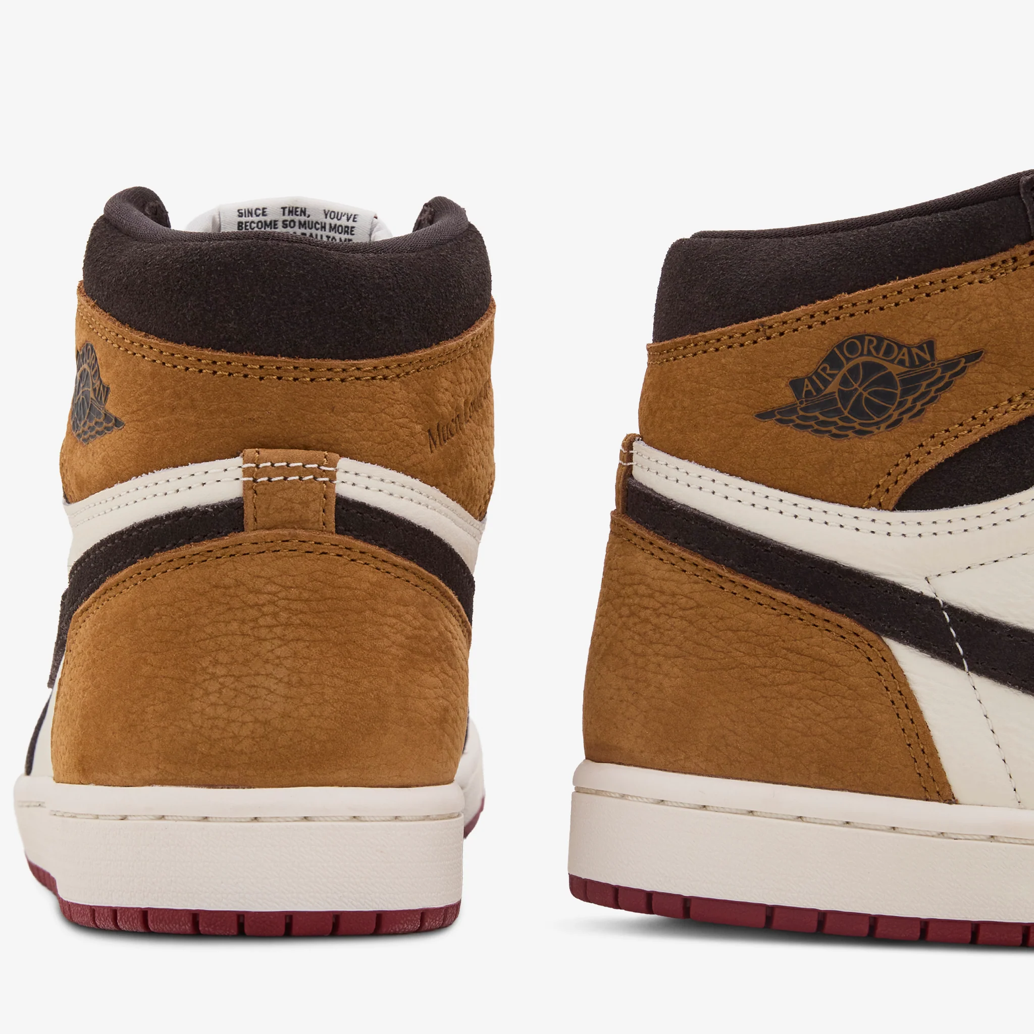 Grade School Air Jordan 1 Retro High OG Shadow Brown | Team Red | Lt British Tan - Image 3