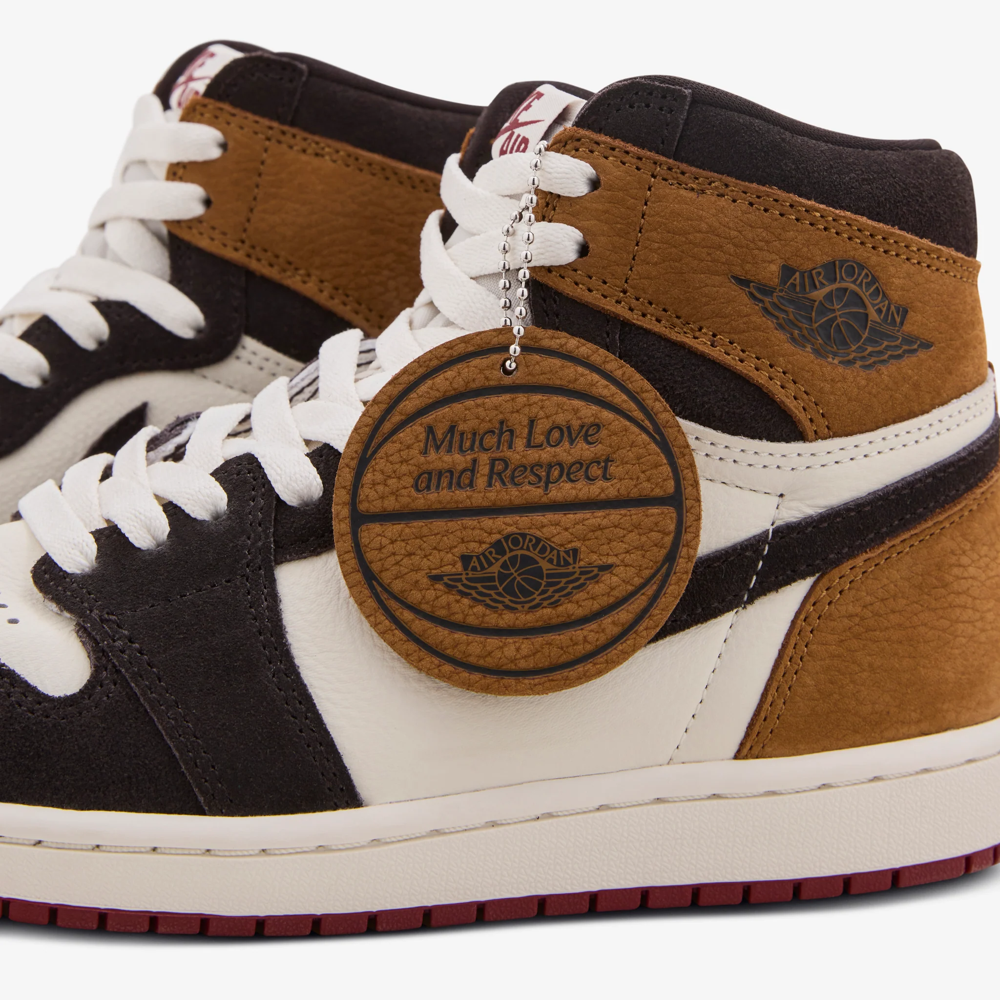 Grade School Air Jordan 1 Retro High OG Shadow Brown | Team Red | Lt British Tan - Image 6