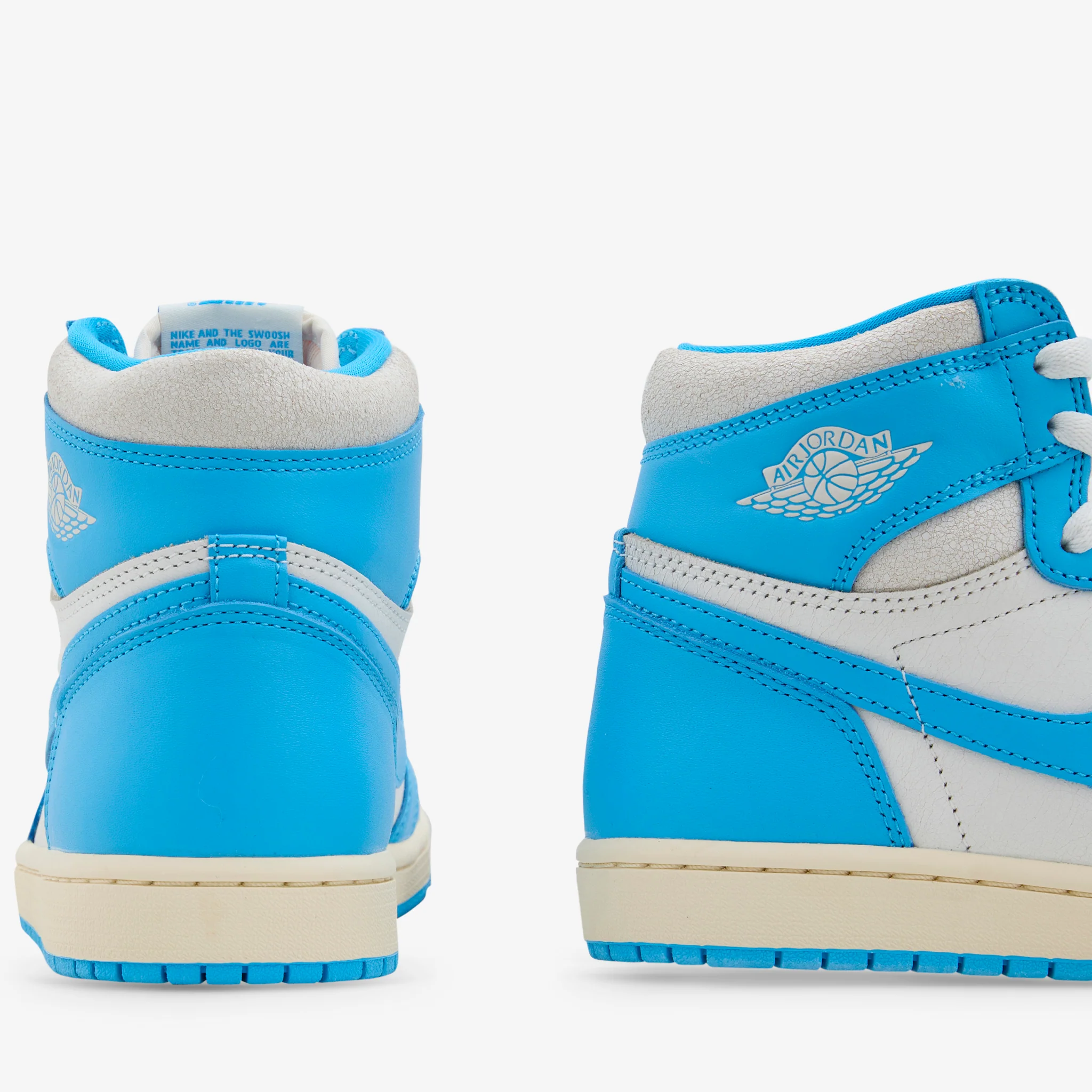 Grade School Air Jordan 1 Retro High OG 'UNC Reimagined' Dark Powder Blue | Dark Powder Blue | Sail - Image 5