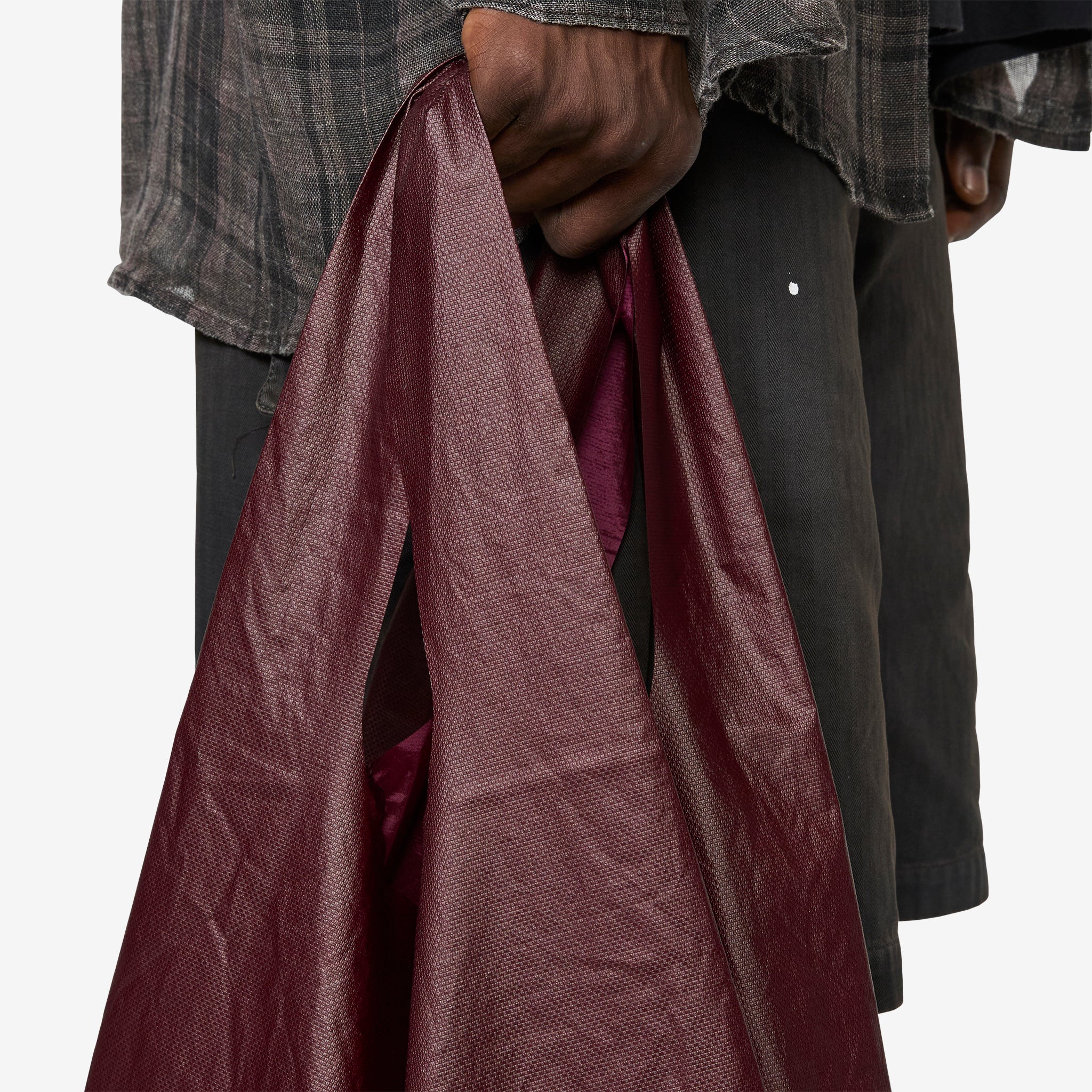 Grocery Bag Carmine Nyloguard Grid - Image 3