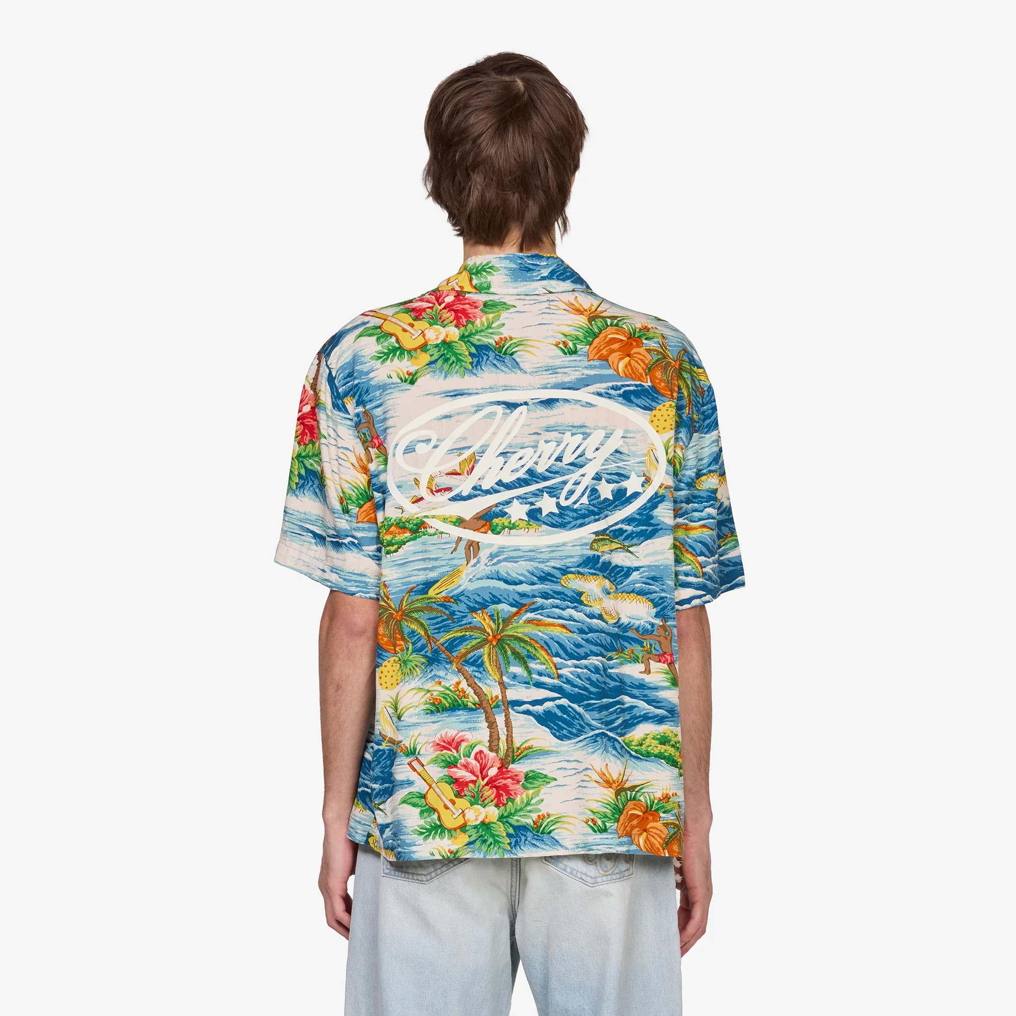 Hawaiian Vacation Shirt Blue - Image 2