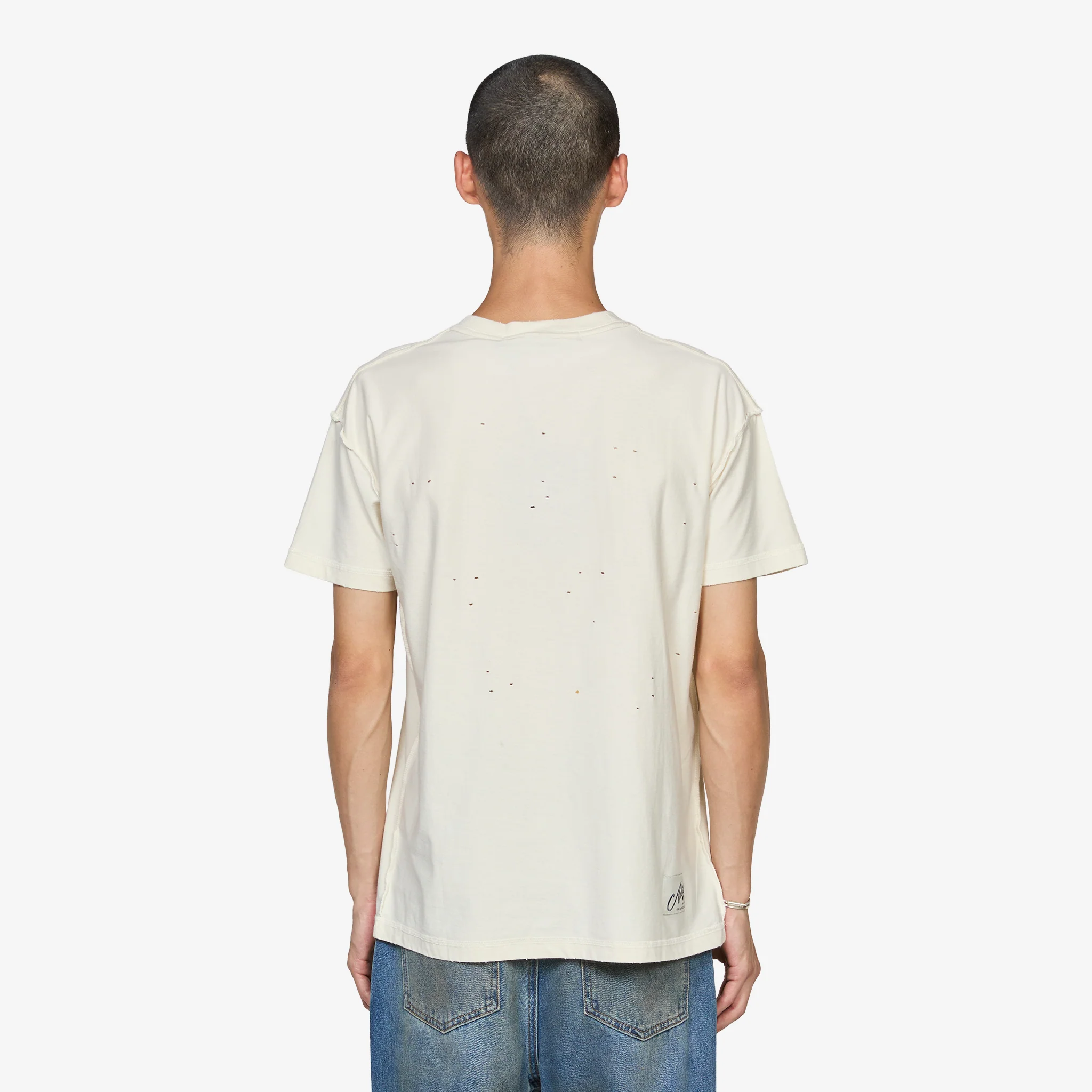 Heart Message T-Shirt Ecru - Image 4