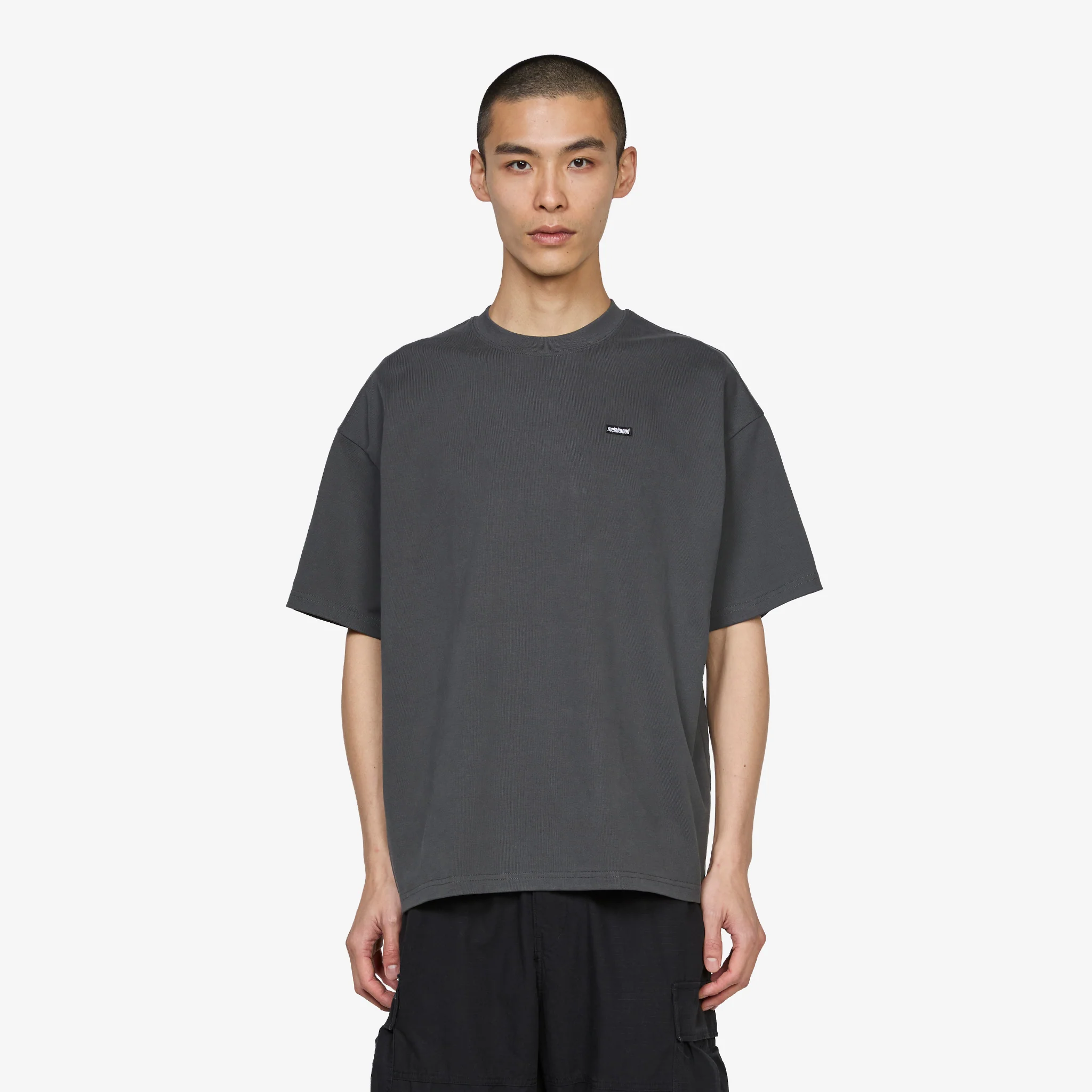 Heavyweight Mini Metal Logo T-Shirt Tar