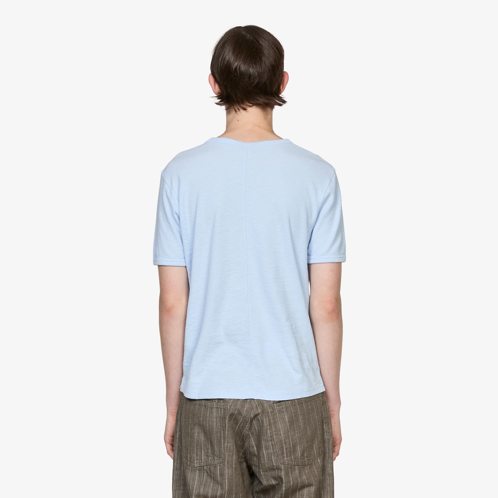 Jagger Waffle T-Shirt Light Blue - Image 3