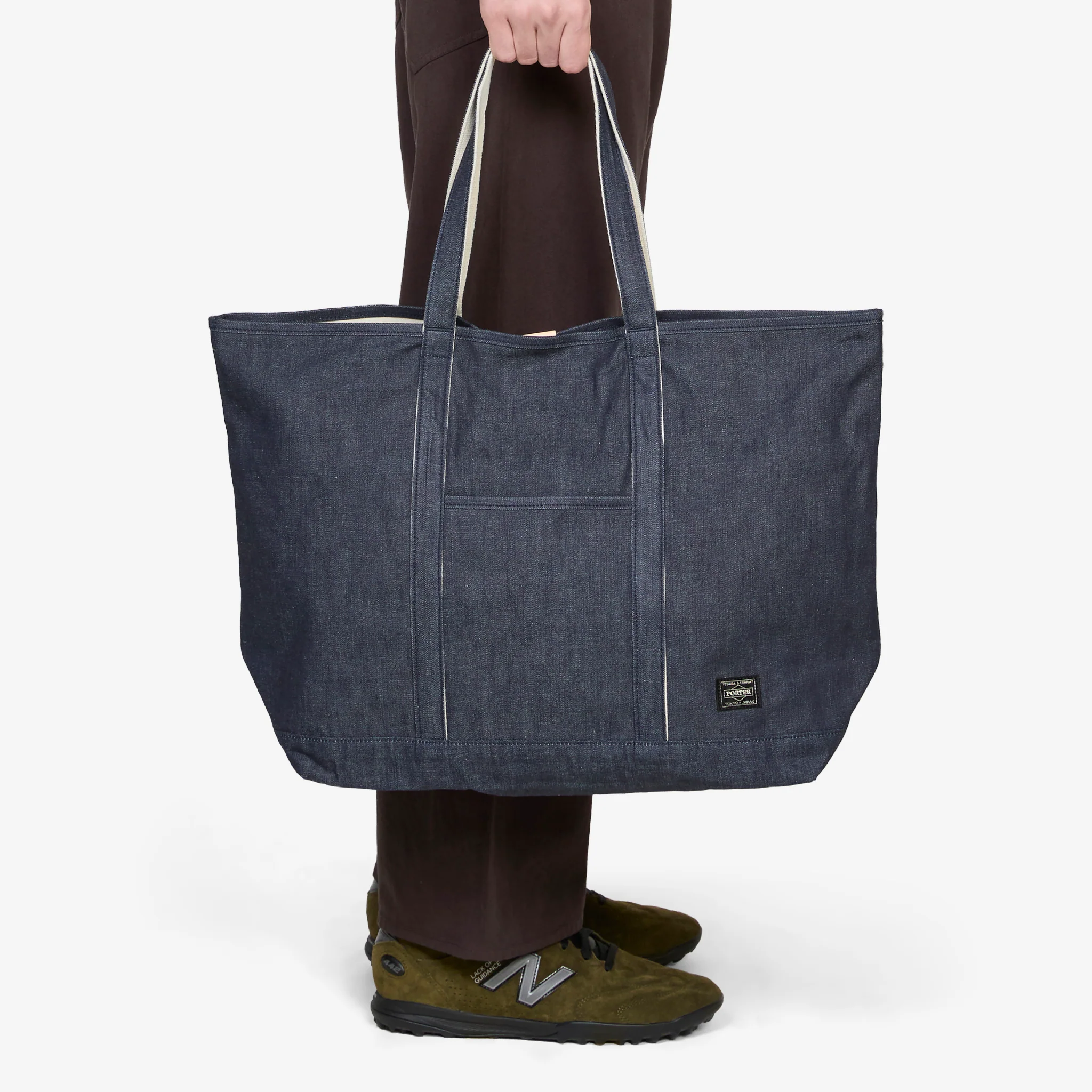 Jean Tote Bag Navy (L)