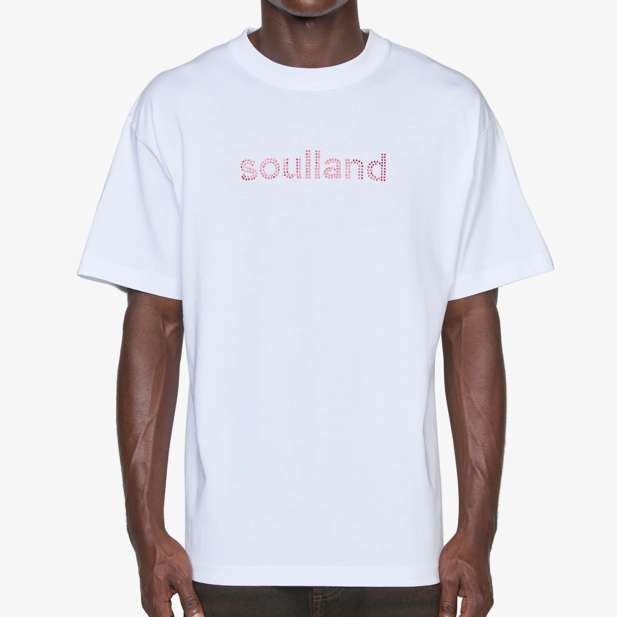 Kai Rhinstone T-Shirt White - Image 3