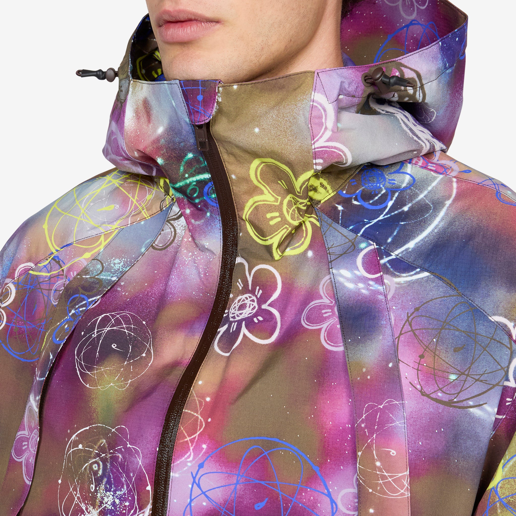 'KENZO x Futura 2000' Short Windbreaker Khaki - Image 4
