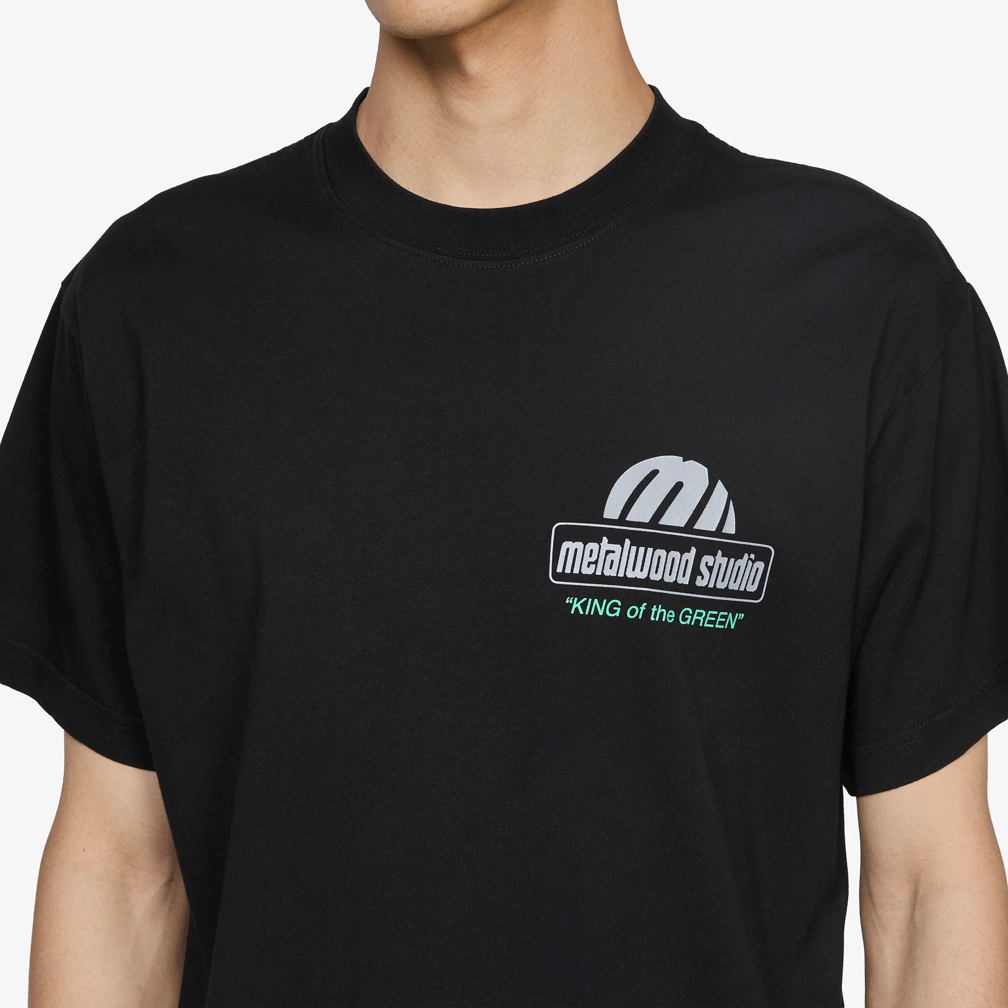 King Of The Greens T-Shirt Black - Image 3