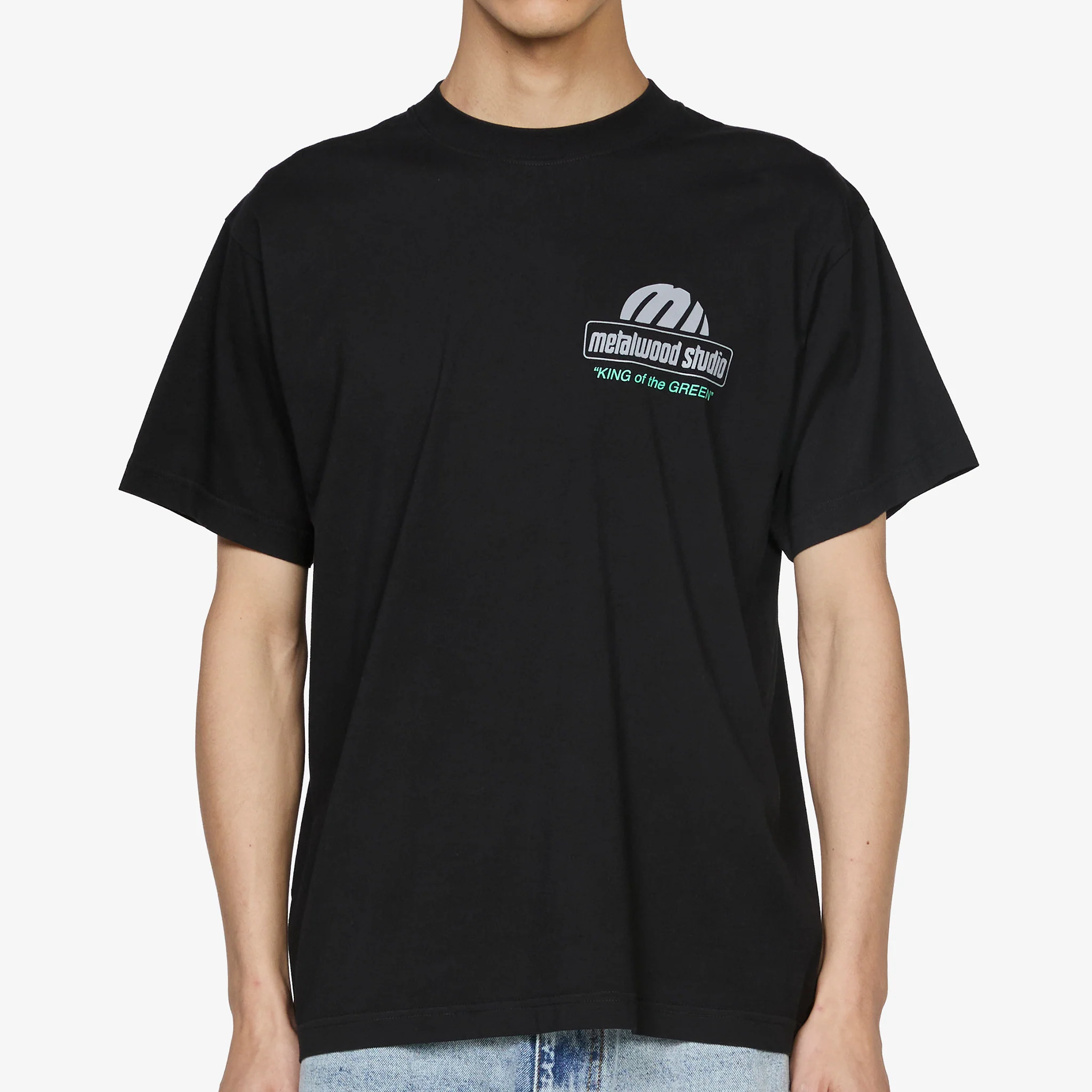 King Of The Greens T-Shirt Black - Image 4