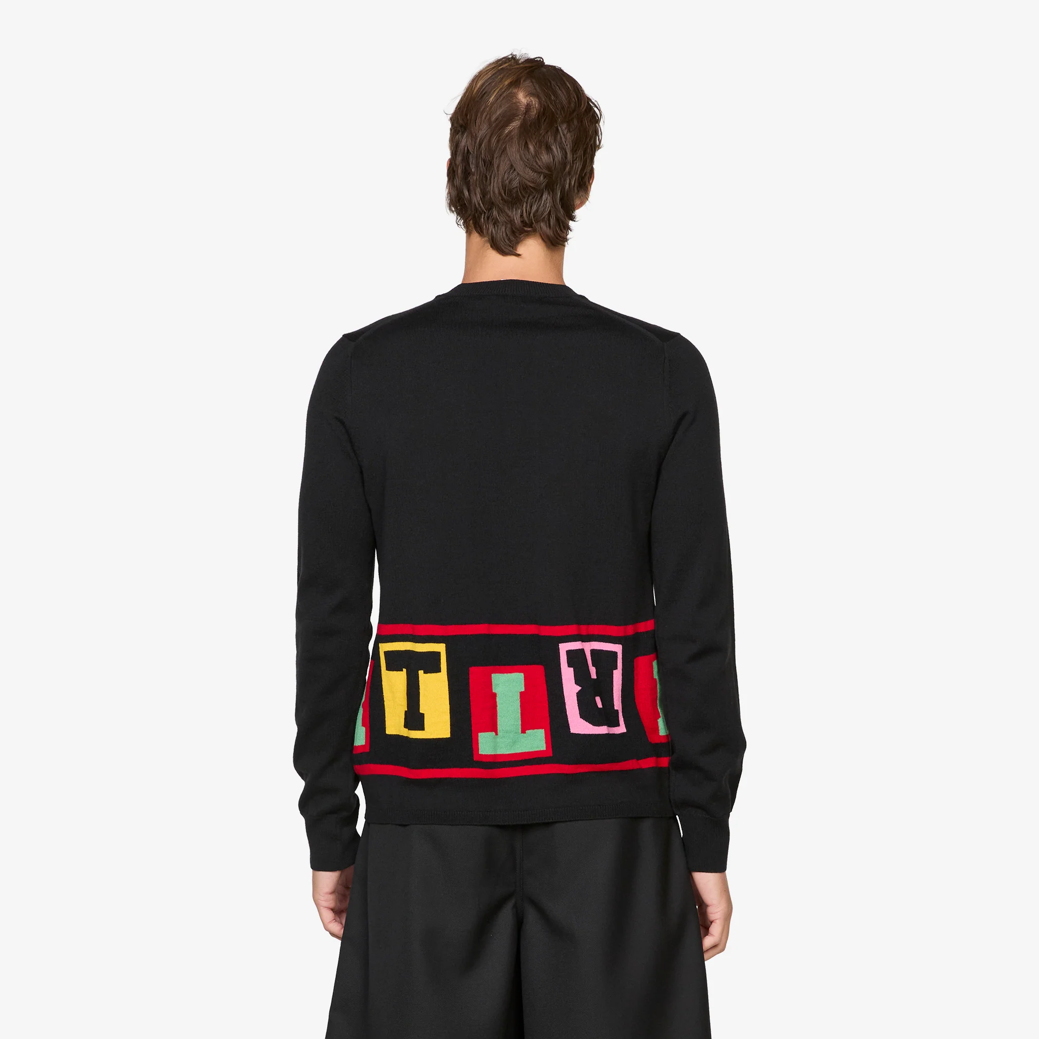 Knitted Sweater Black - Image 2