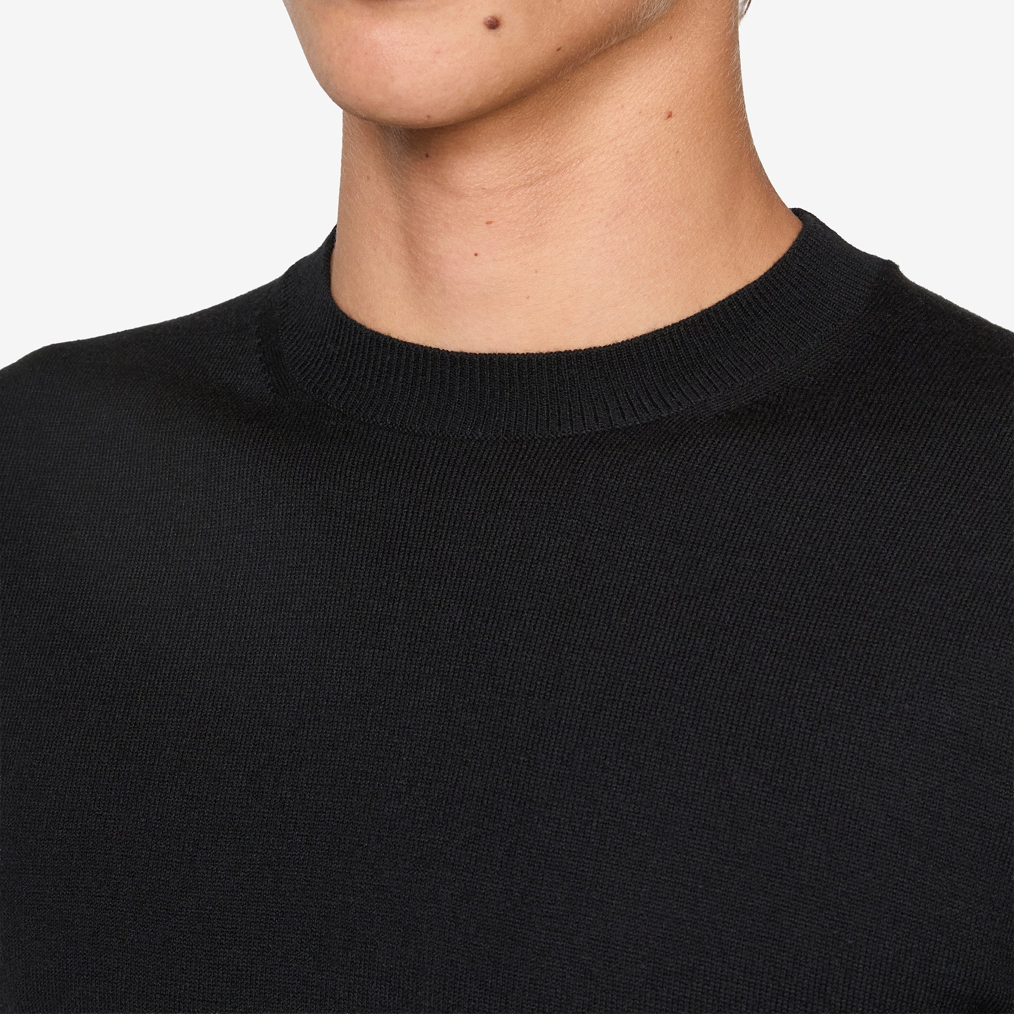 Knitted Sweater Black - Image 3