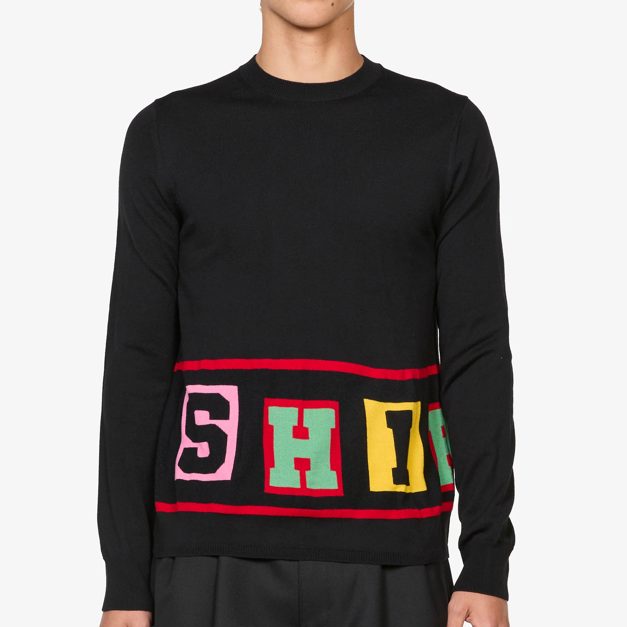 Knitted Sweater Black - Image 5