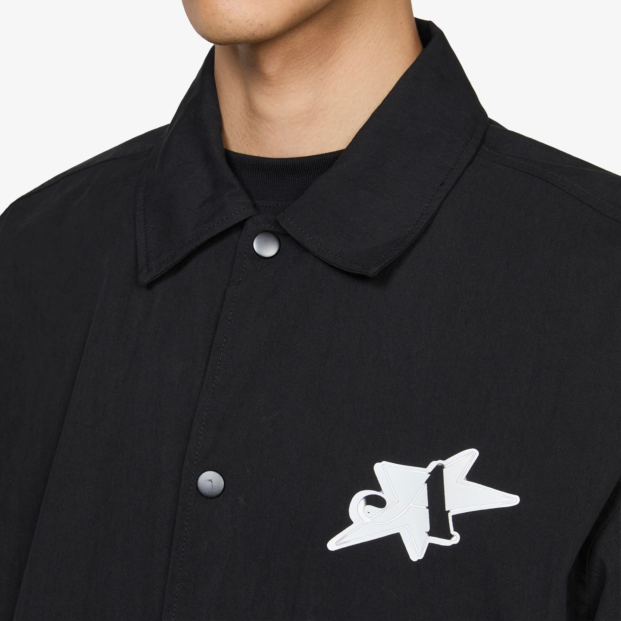L.E.S Community Coaches Jacket Black - Image 3