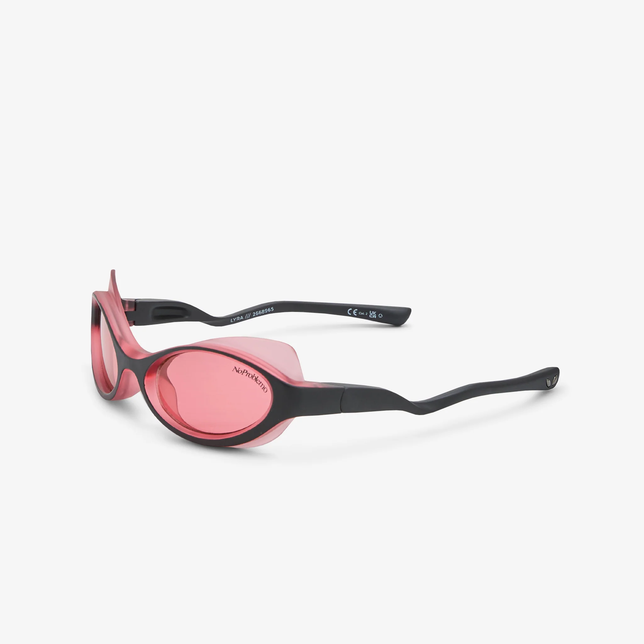 Le Specs x Lyra Black | Crimson Mono - Image 2