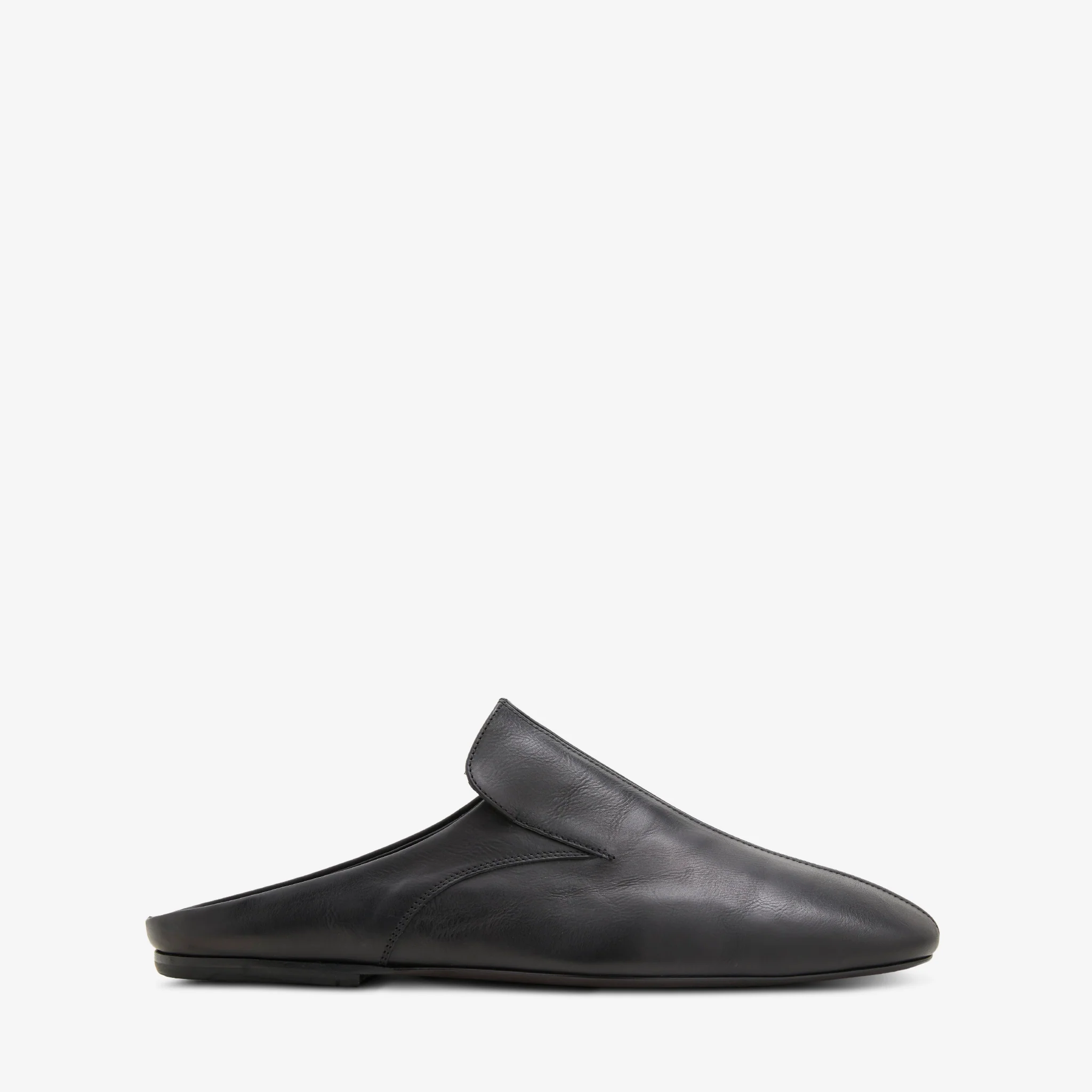 Leather Mule Black - Image 2
